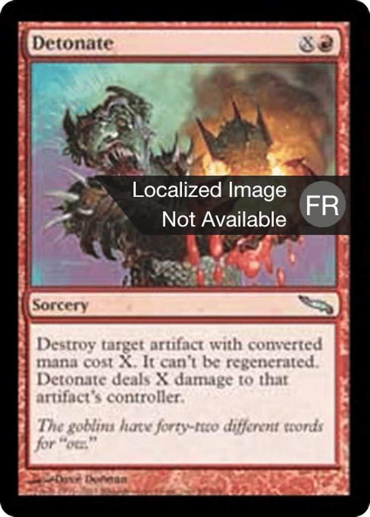 Détonation — Mirrodin — Magic: The Gathering