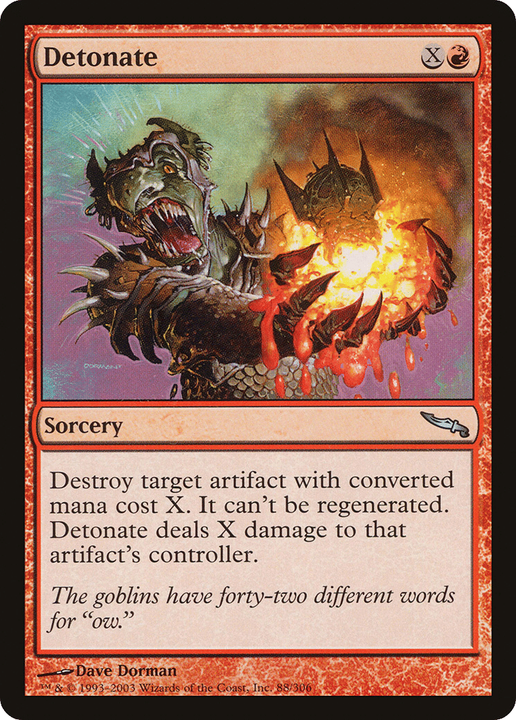 Detonate — Mirrodin — Magic: The Gathering