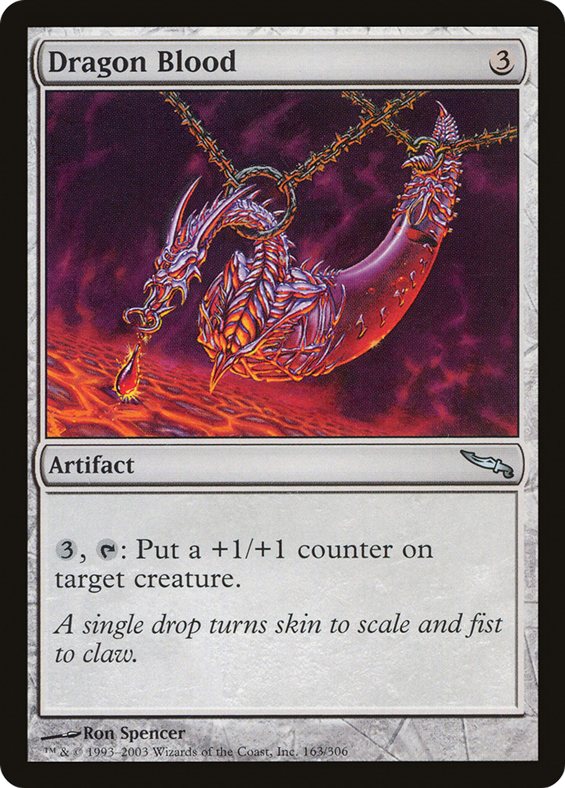 Sang de dragon — Mirrodin — Magic: The Gathering