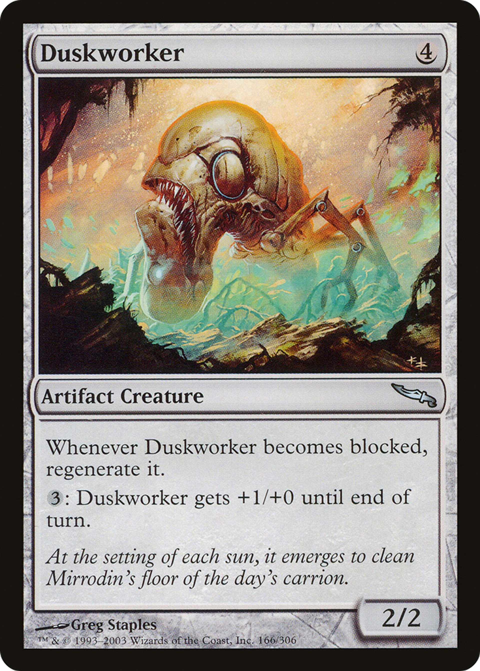 Travailleur crépusculaire — Mirrodin — Magic: The Gathering