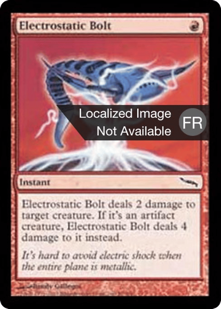 Éclair électrostatique — Mirrodin — Magic: The Gathering