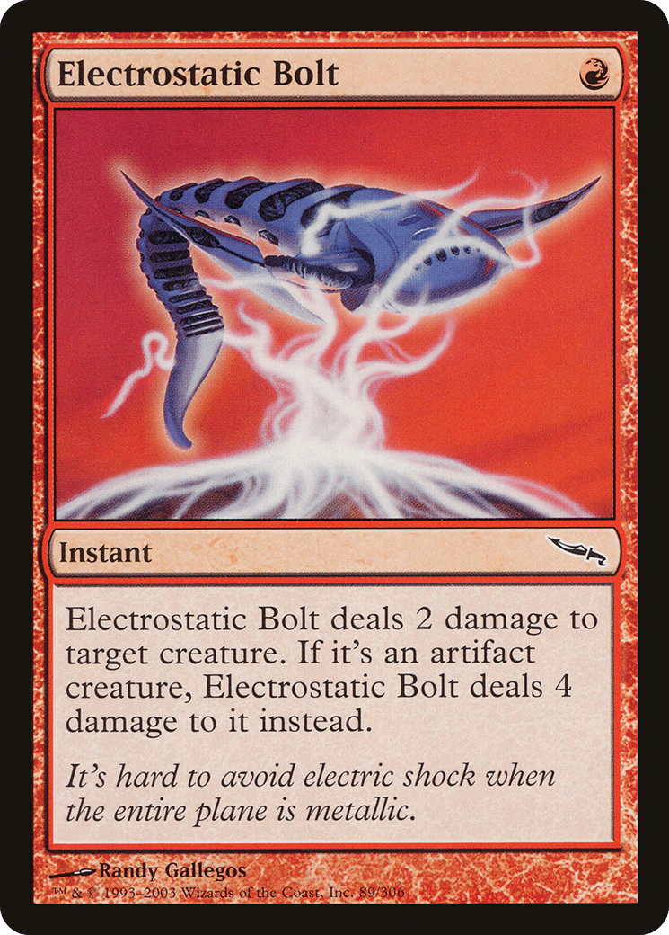Electrostatic Bolt — Mirrodin — Magic: The Gathering