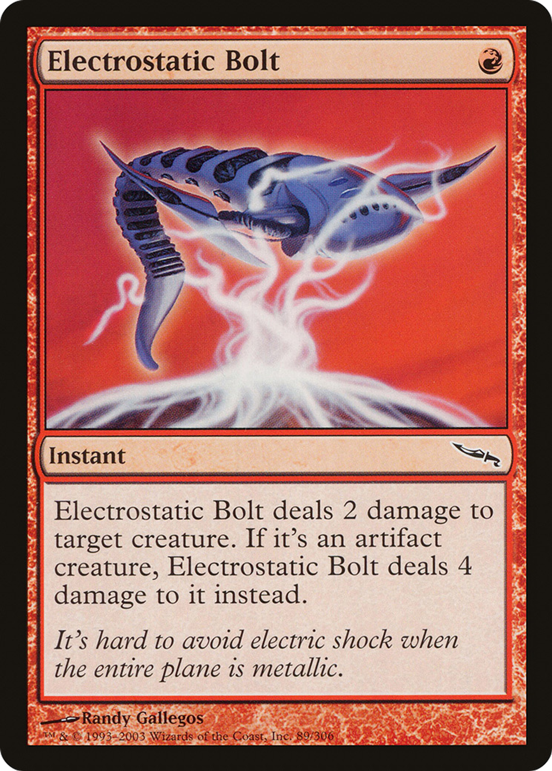 Éclair électrostatique — Mirrodin — Magic: The Gathering