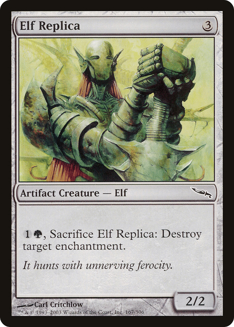 Elf Replica — Mirrodin — Magic: The Gathering