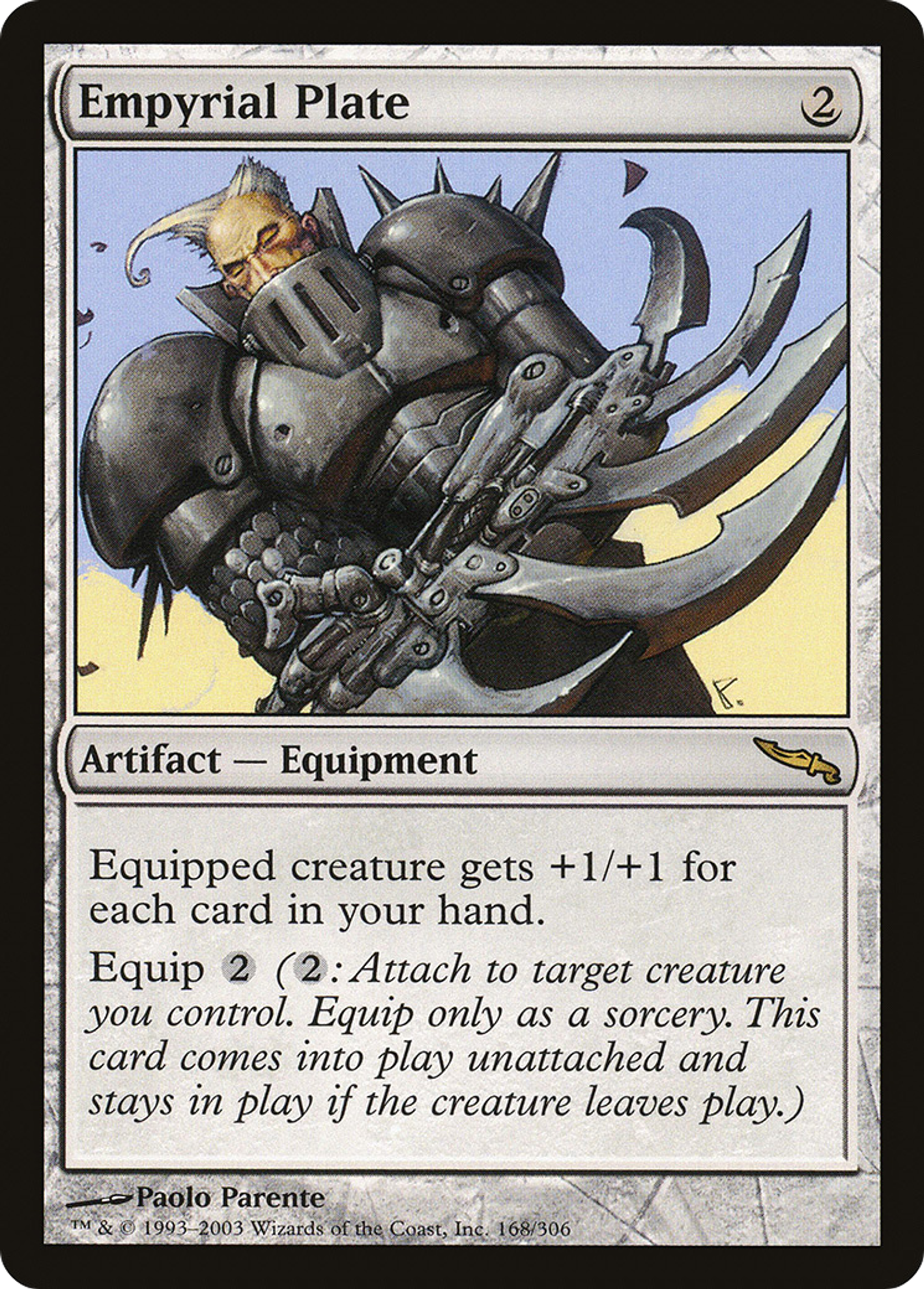 Plaque empyrée — Mirrodin — Magic: The Gathering