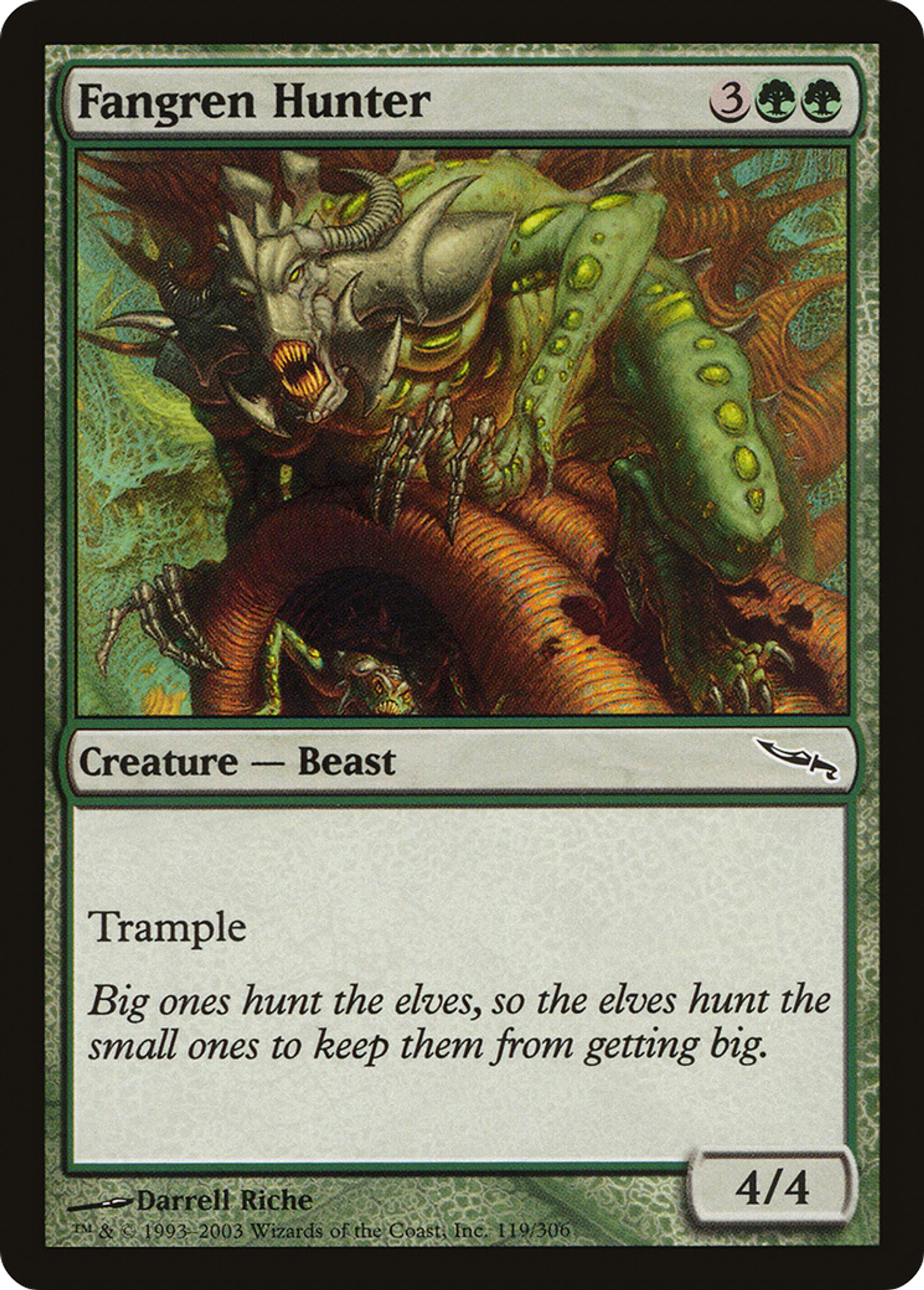 Chasseur fangren — Mirrodin — Magic: The Gathering