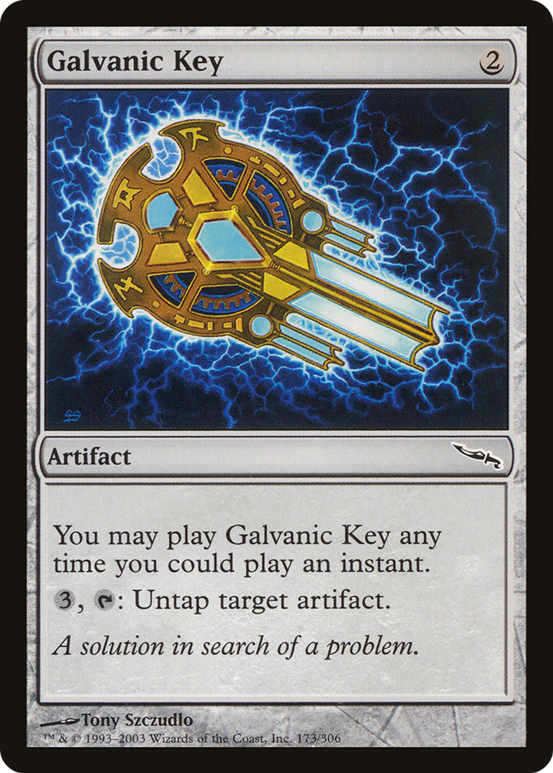 Clé galvanique — Mirrodin — Magic: The Gathering
