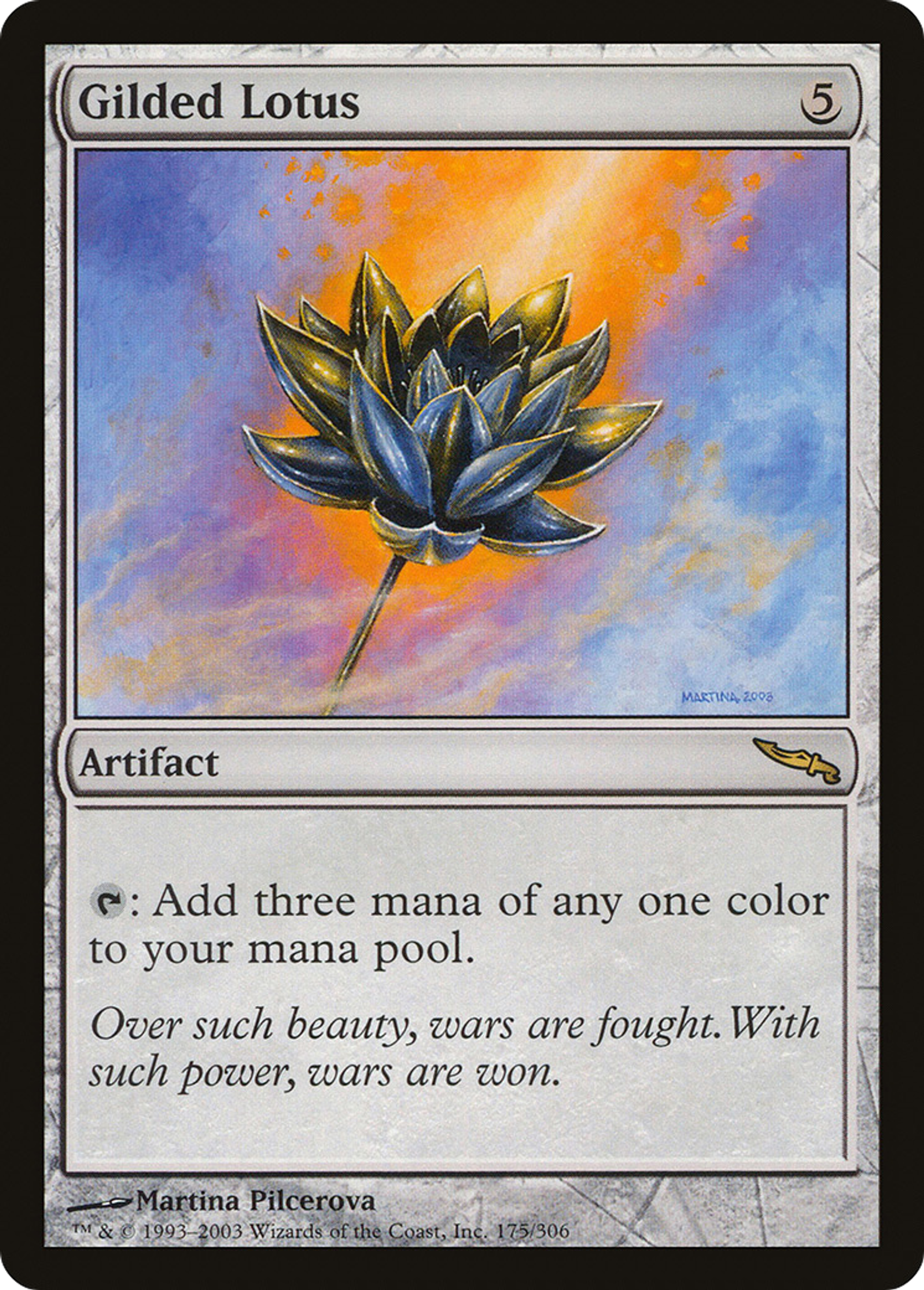 Gilded Lotus — Mirrodin — Magic: The Gathering