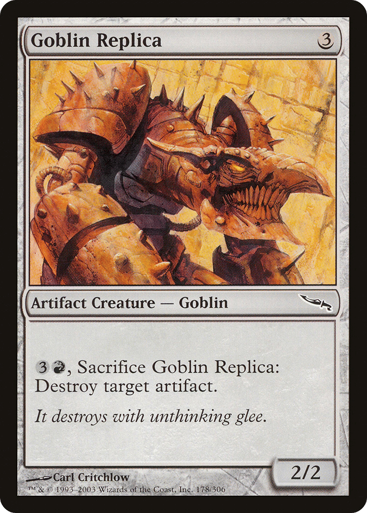 Goblin Replica — Mirrodin — Magic: The Gathering