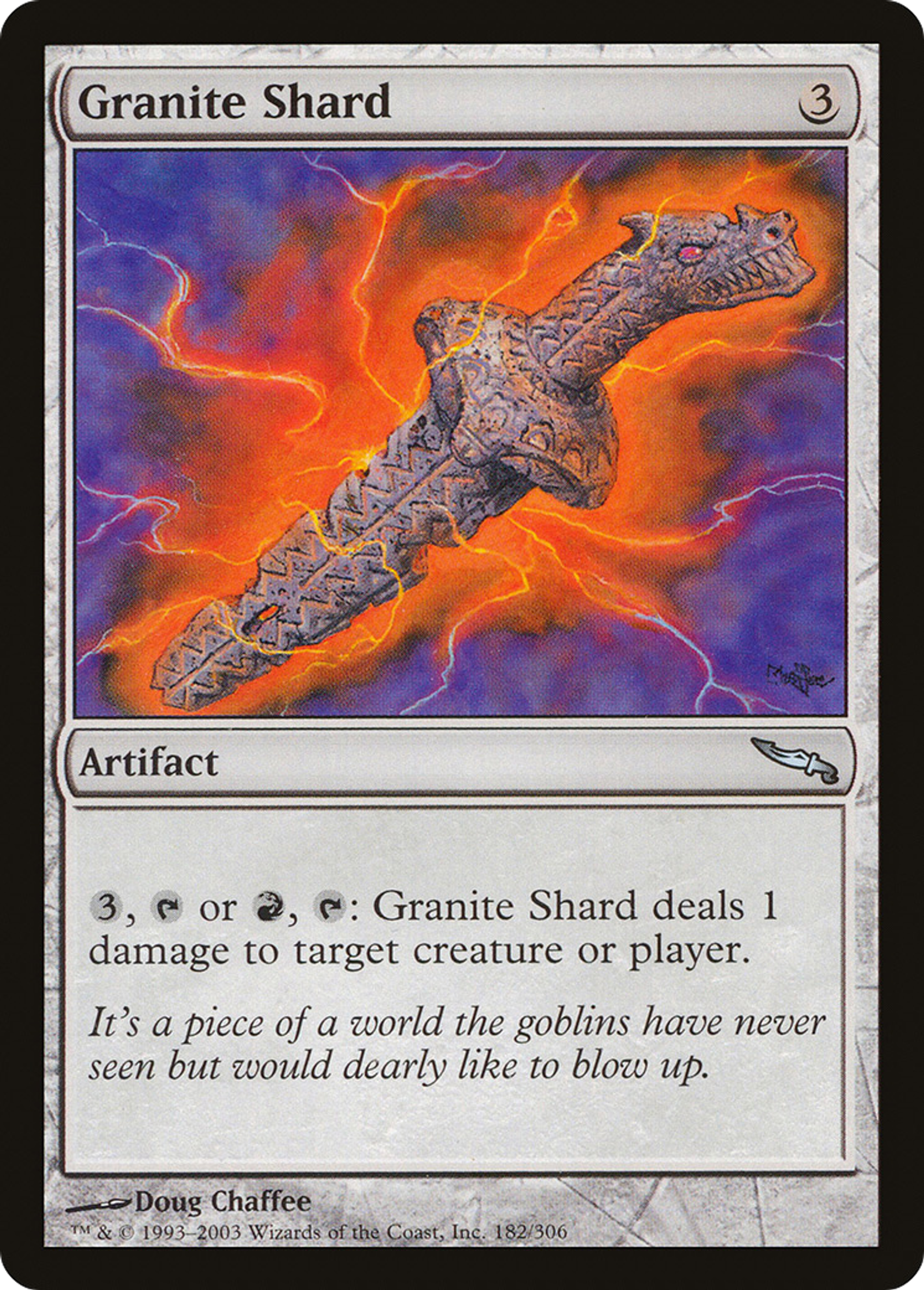 Écharde de granit — Mirrodin — Magic: The Gathering