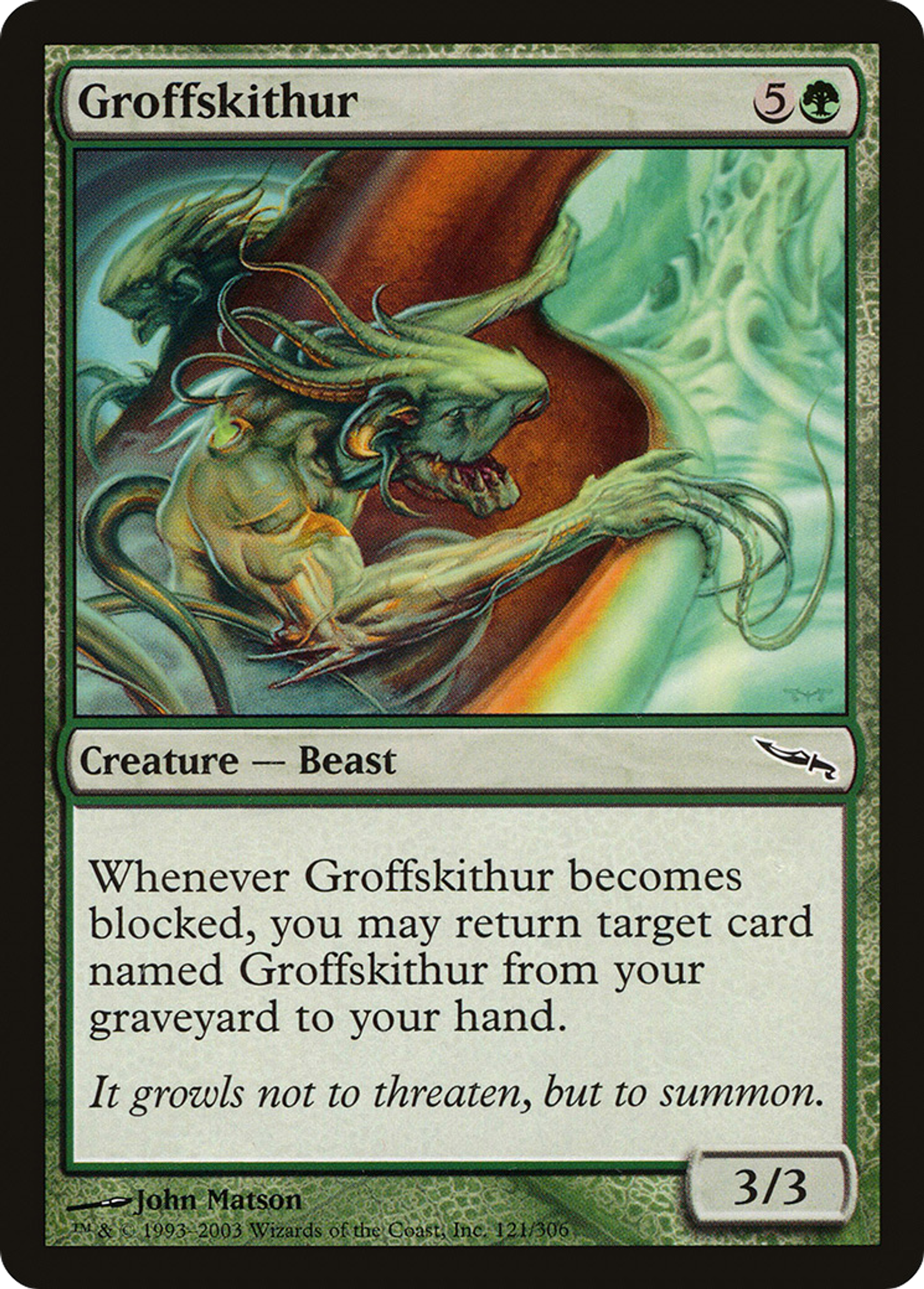 Groffskithur — Mirrodin — Magic: The Gathering