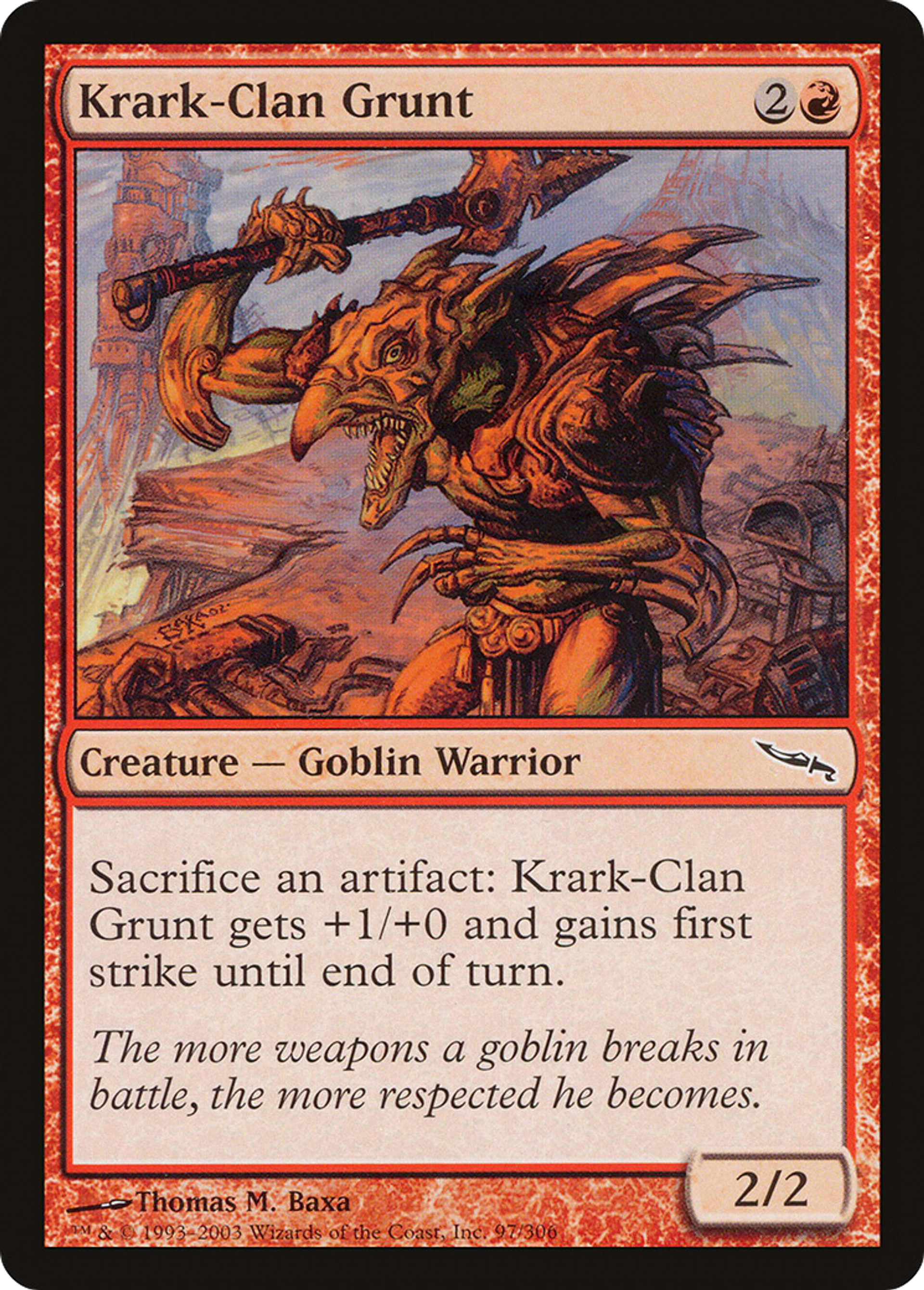 Grognard du clan Krark — Mirrodin — Magic: The Gathering