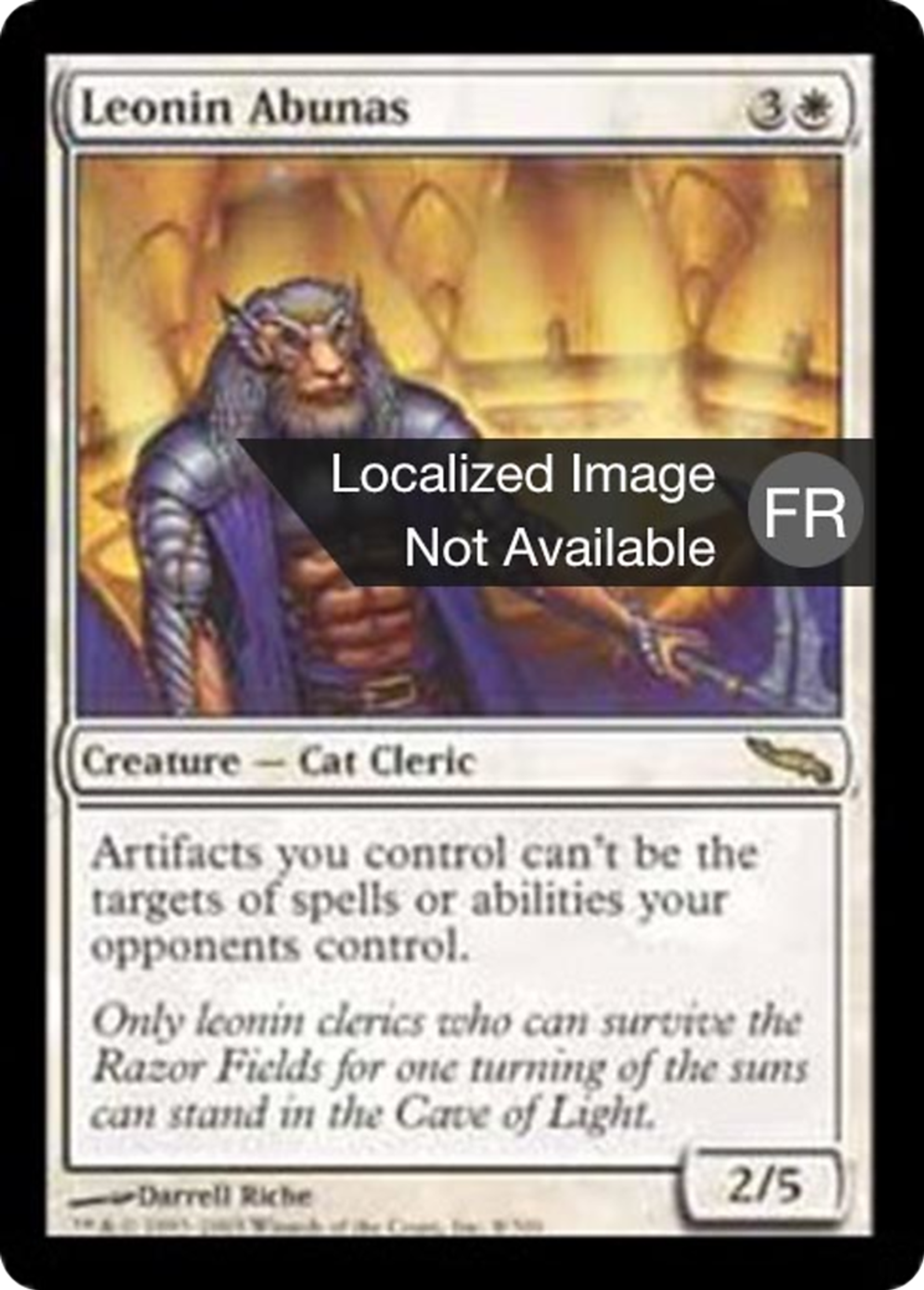 Abunas léonins — Mirrodin — Magic: The Gathering