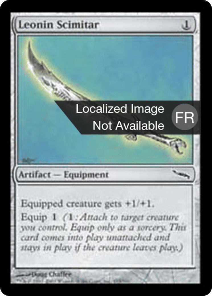 Cimeterre léonin — Mirrodin — Magic: The Gathering