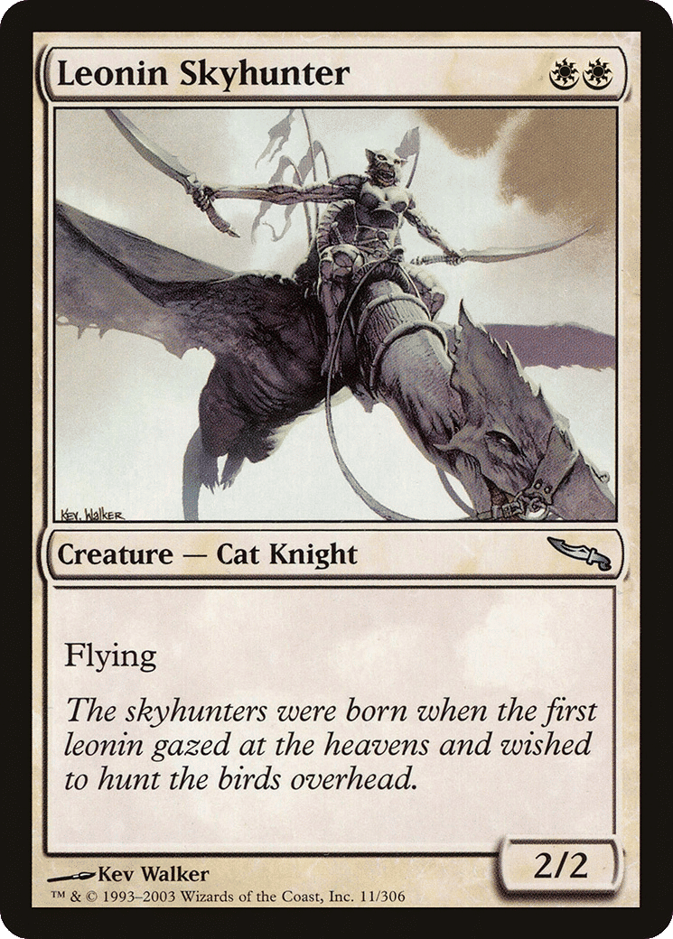 Leonin Skyhunter — Mirrodin — Magic: The Gathering