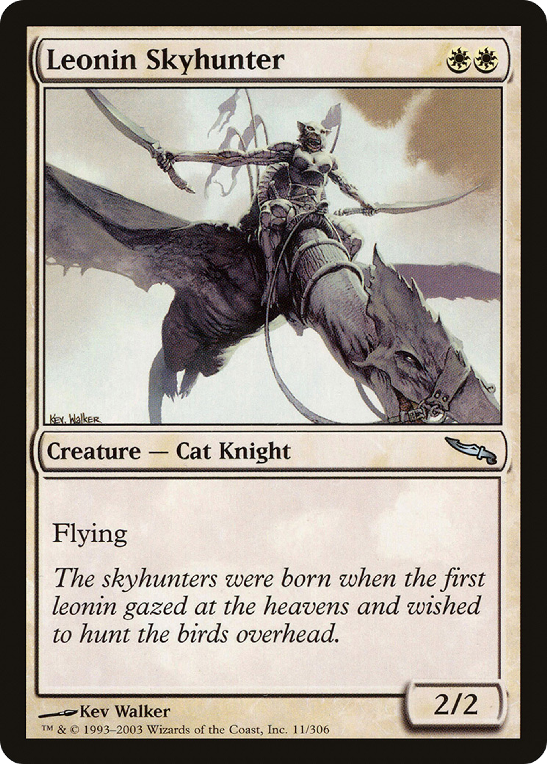 Leonin Skyhunter — Mirrodin — Magic: The Gathering