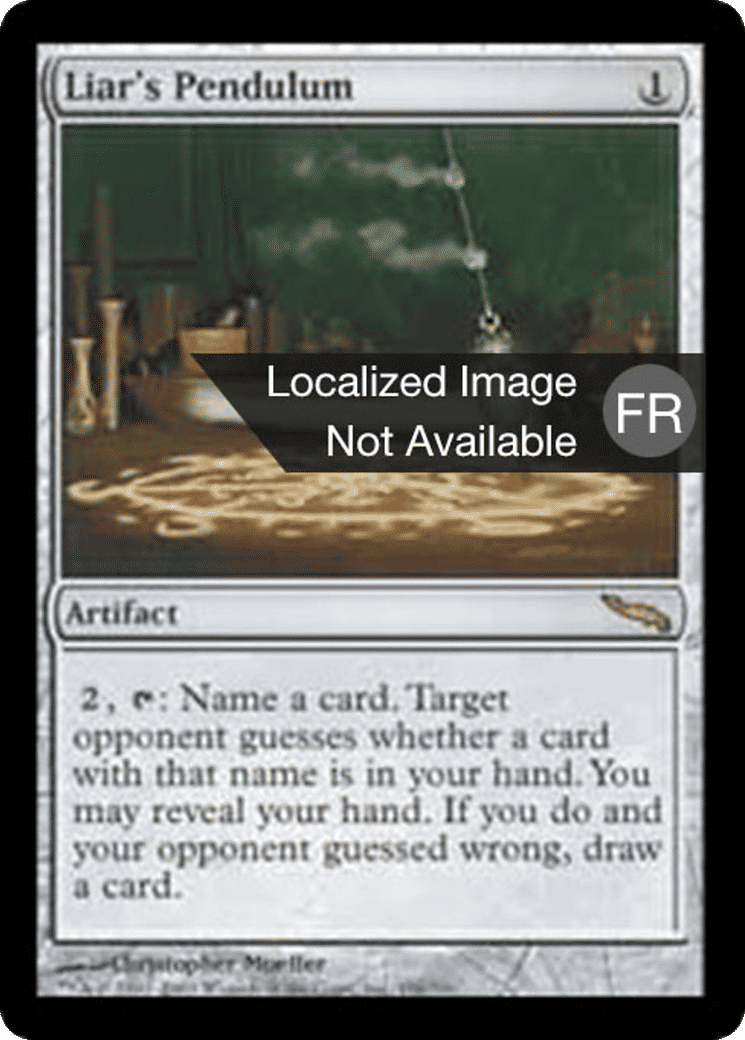 Pendule du menteur — Mirrodin — Magic: The Gathering