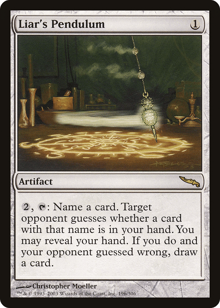 Liar's Pendulum — Mirrodin — Magic: The Gathering