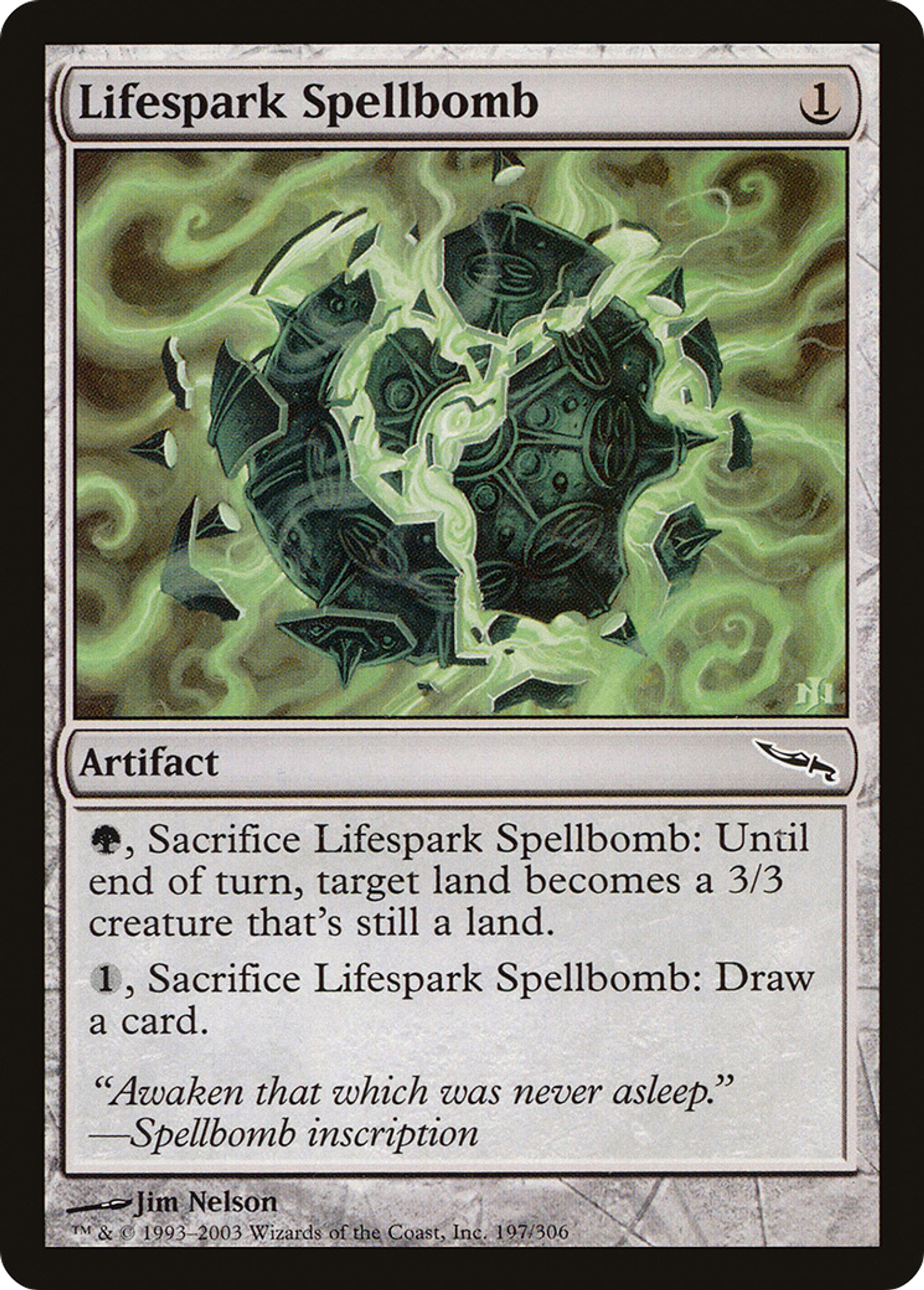 Bombe à sortilèges vitale — Mirrodin — Magic: The Gathering