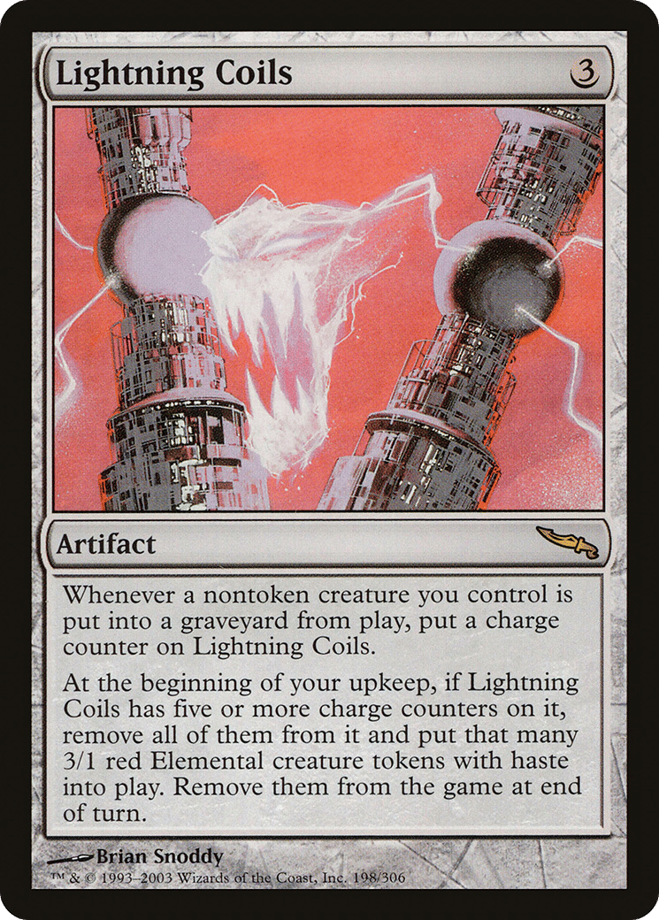 Lightning Coils — Mirrodin — Magic: The Gathering