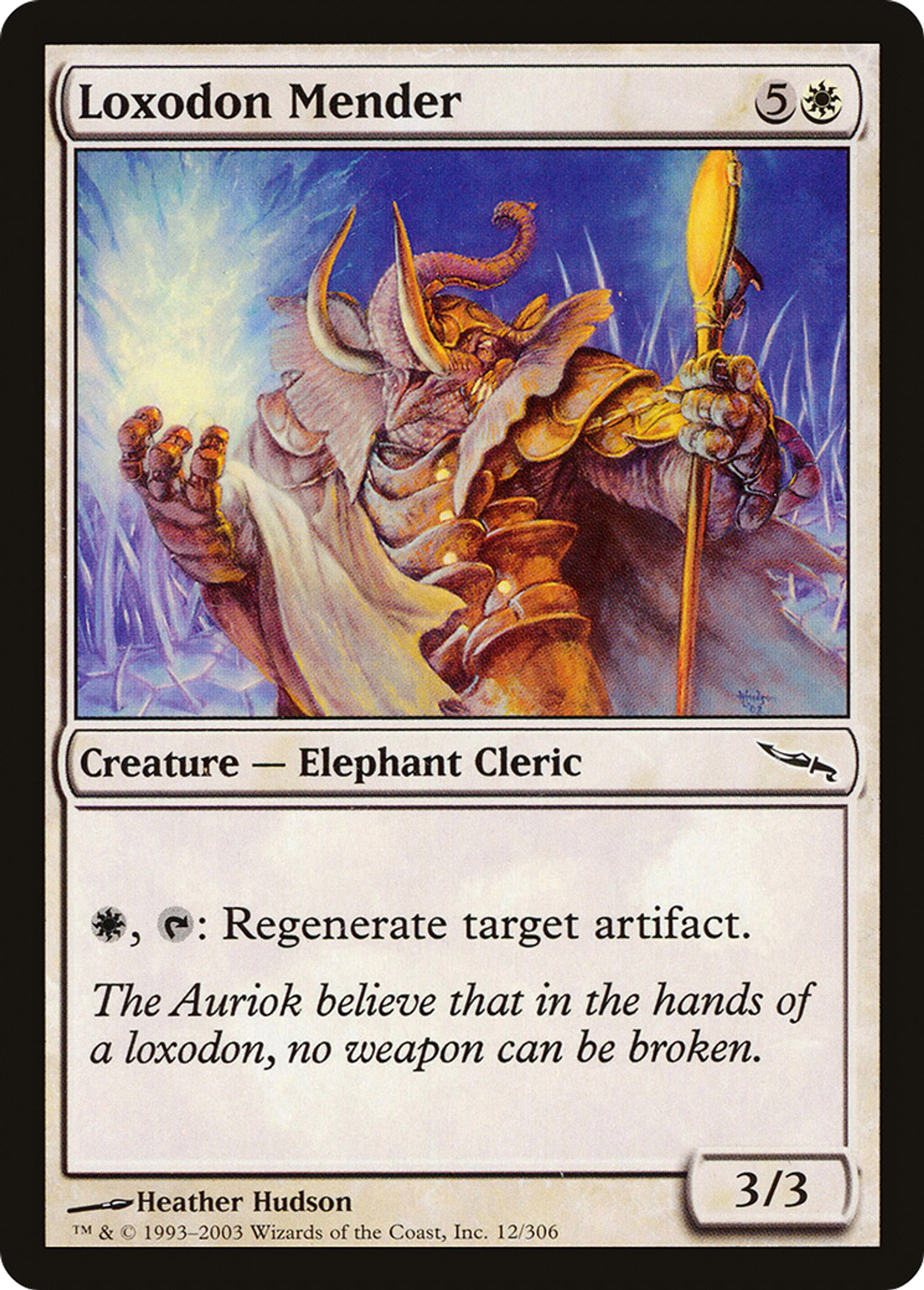 Loxodon Mender — Mirrodin — Magic: The Gathering