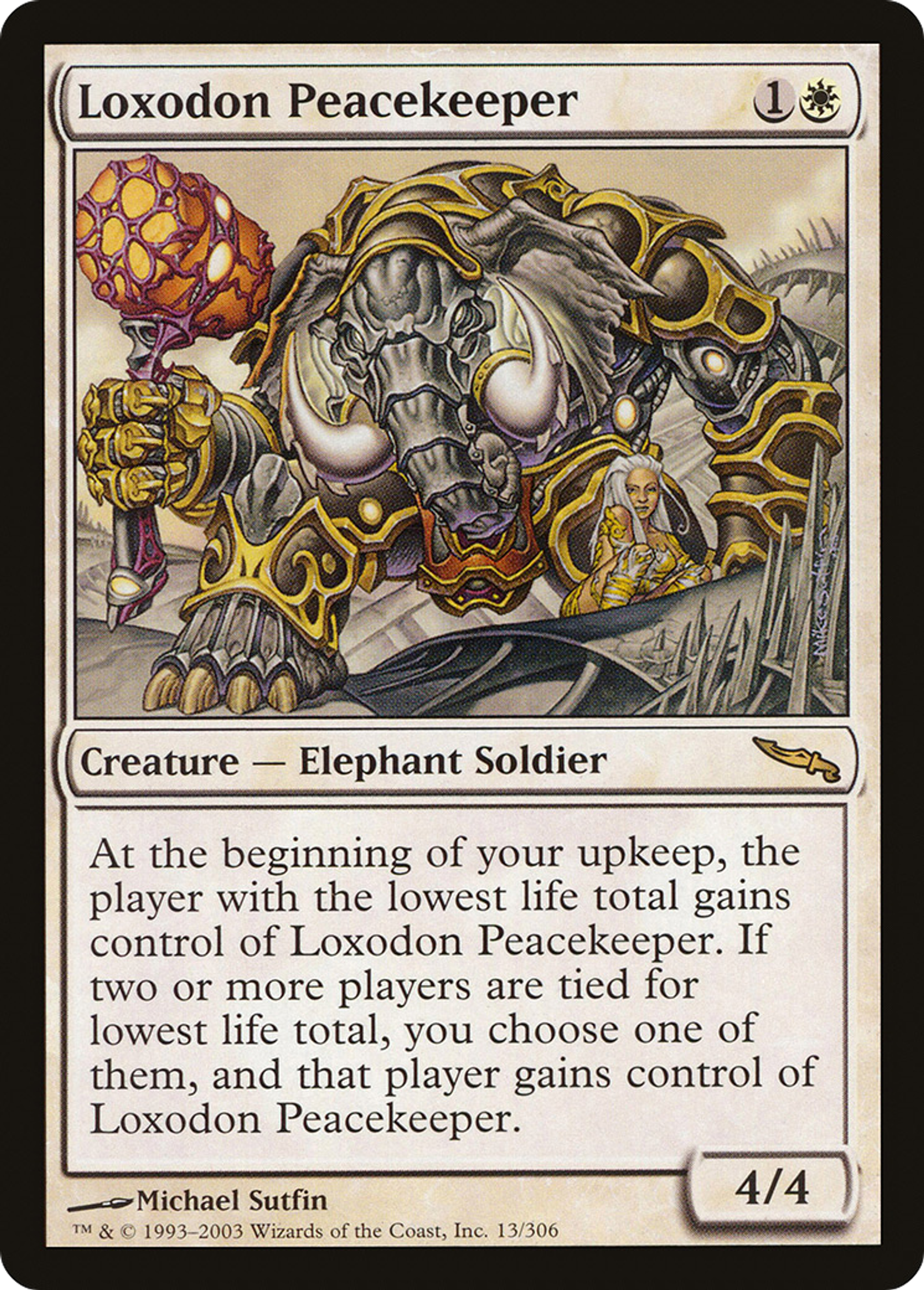Loxodon Peacekeeper — Mirrodin — Magic: The Gathering