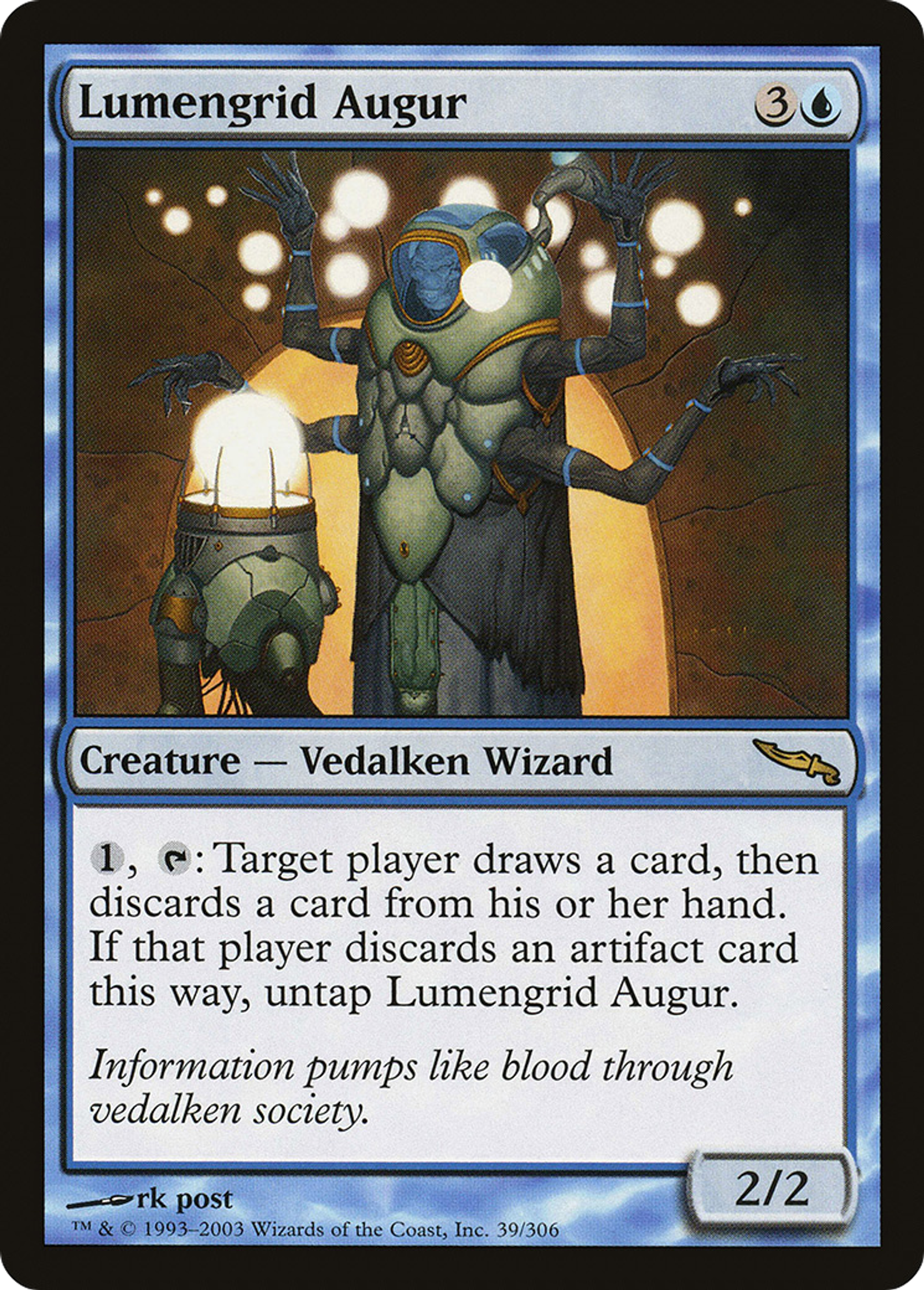 Augure de Lumengrid — Mirrodin — Magic: The Gathering