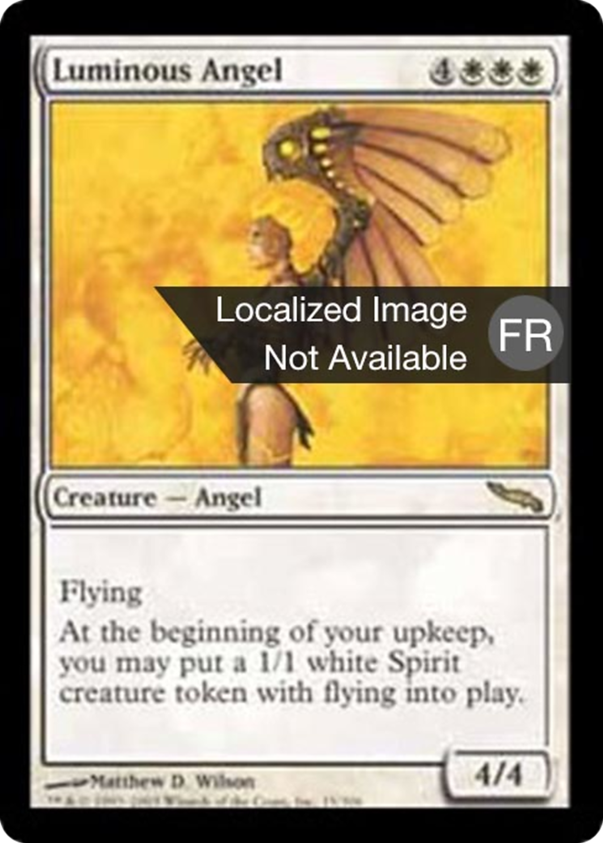 Ange lumineux — Mirrodin — Magic: The Gathering