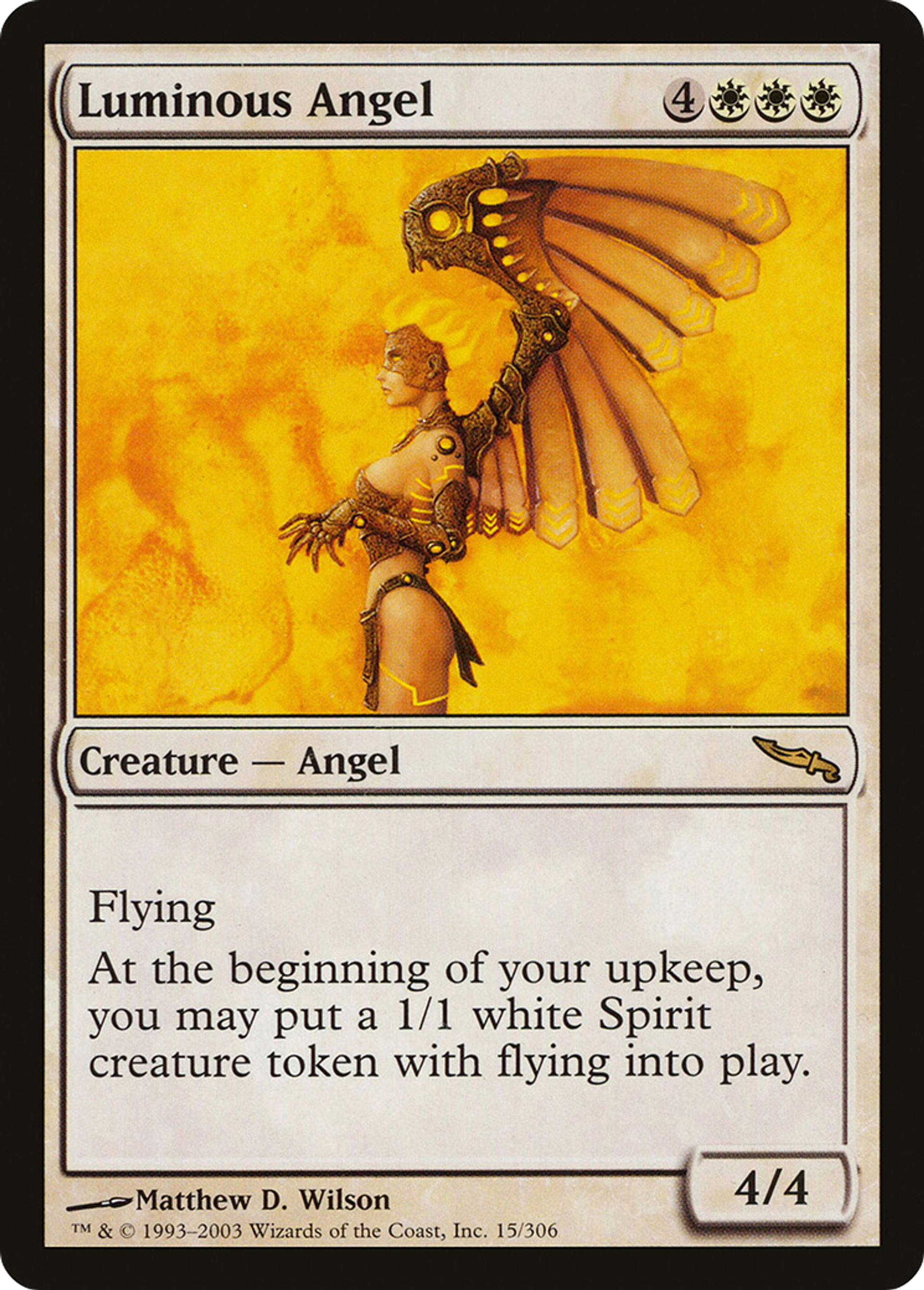 Luminous Angel — Mirrodin — Magic: The Gathering