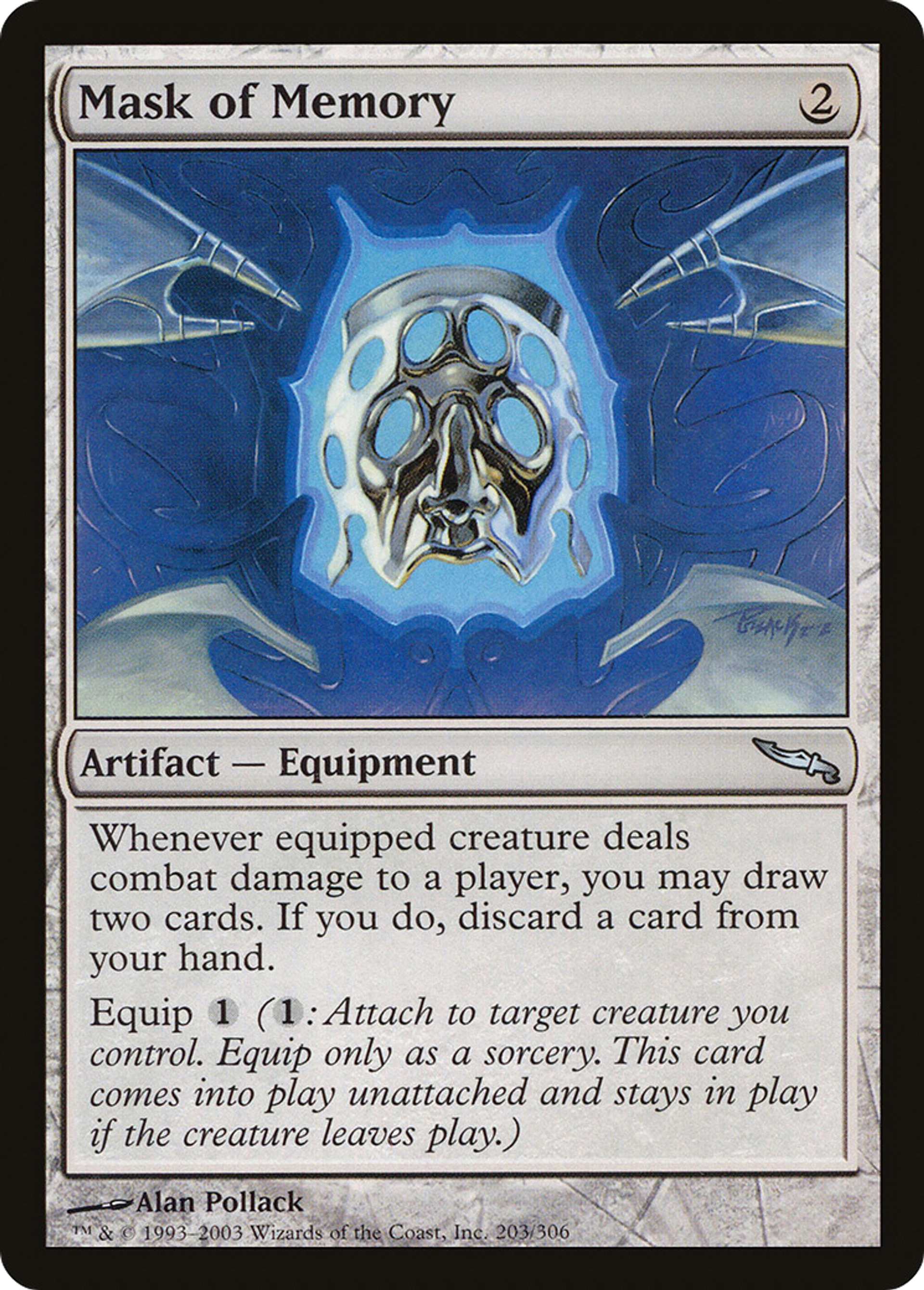 Masque de la mémoire — Mirrodin — Magic: The Gathering