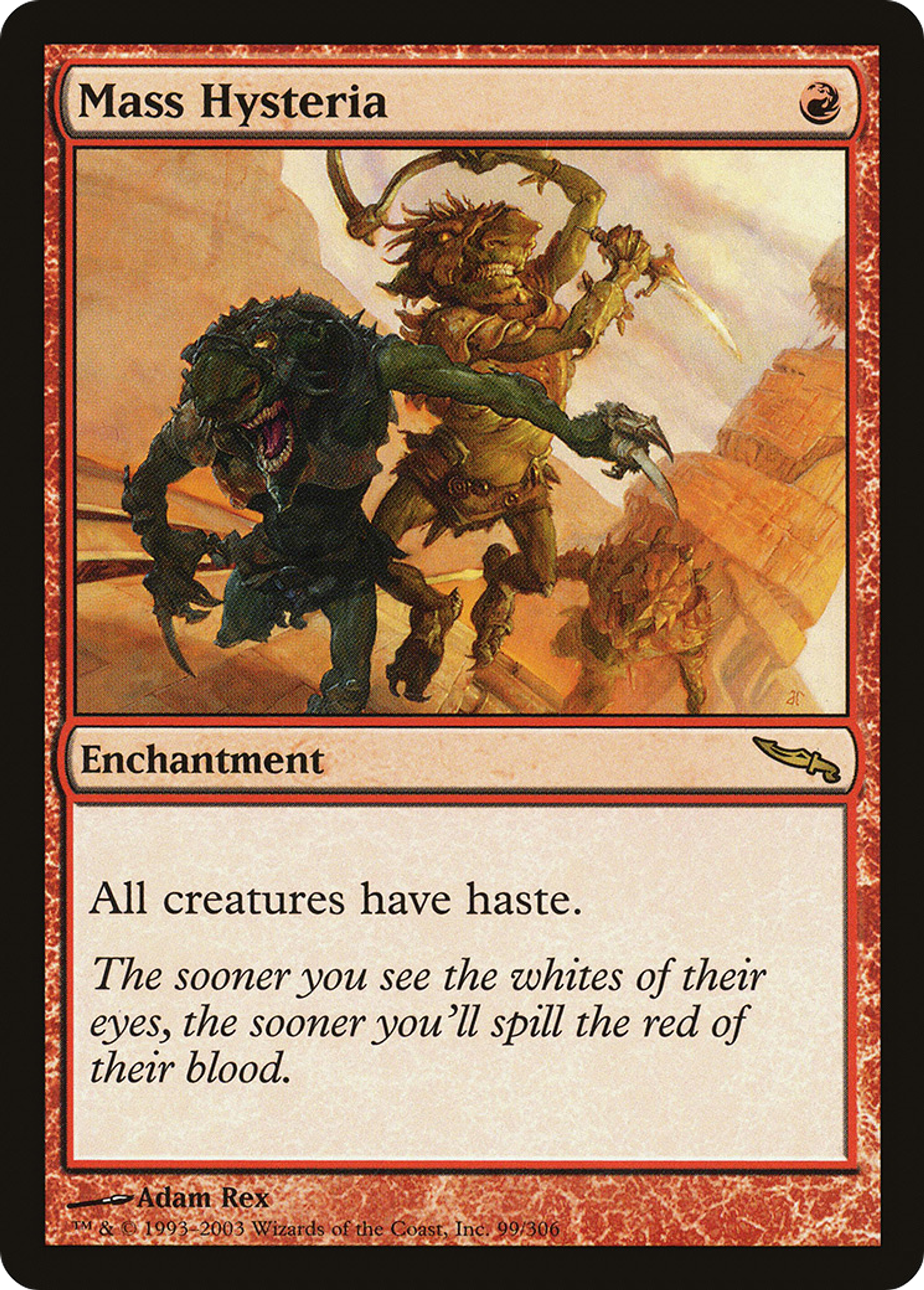 Hystérie collective — Mirrodin — Magic: The Gathering