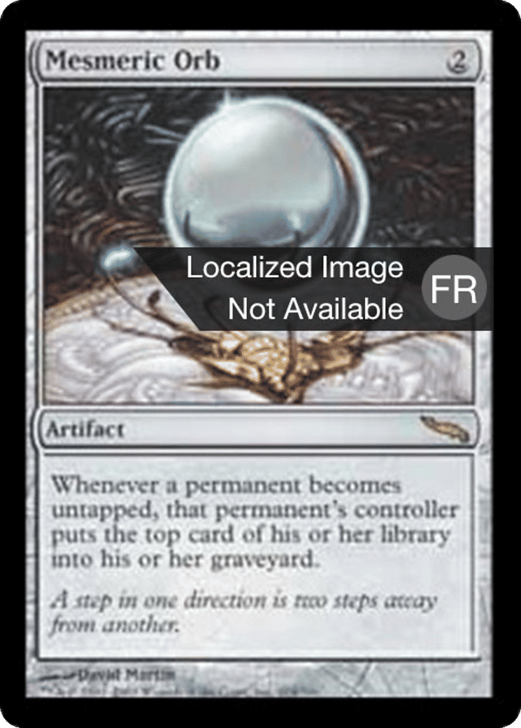 Orbe mesmérique — Mirrodin — Magic: The Gathering