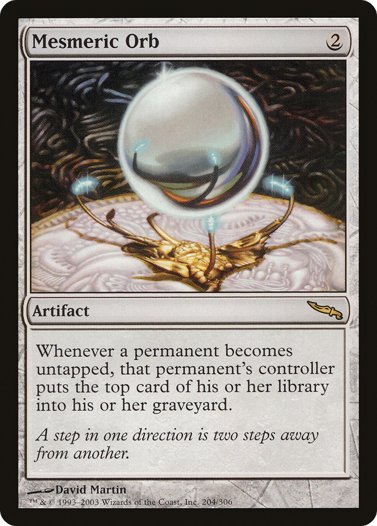 Mesmeric Orb — Mirrodin — Magic: The Gathering