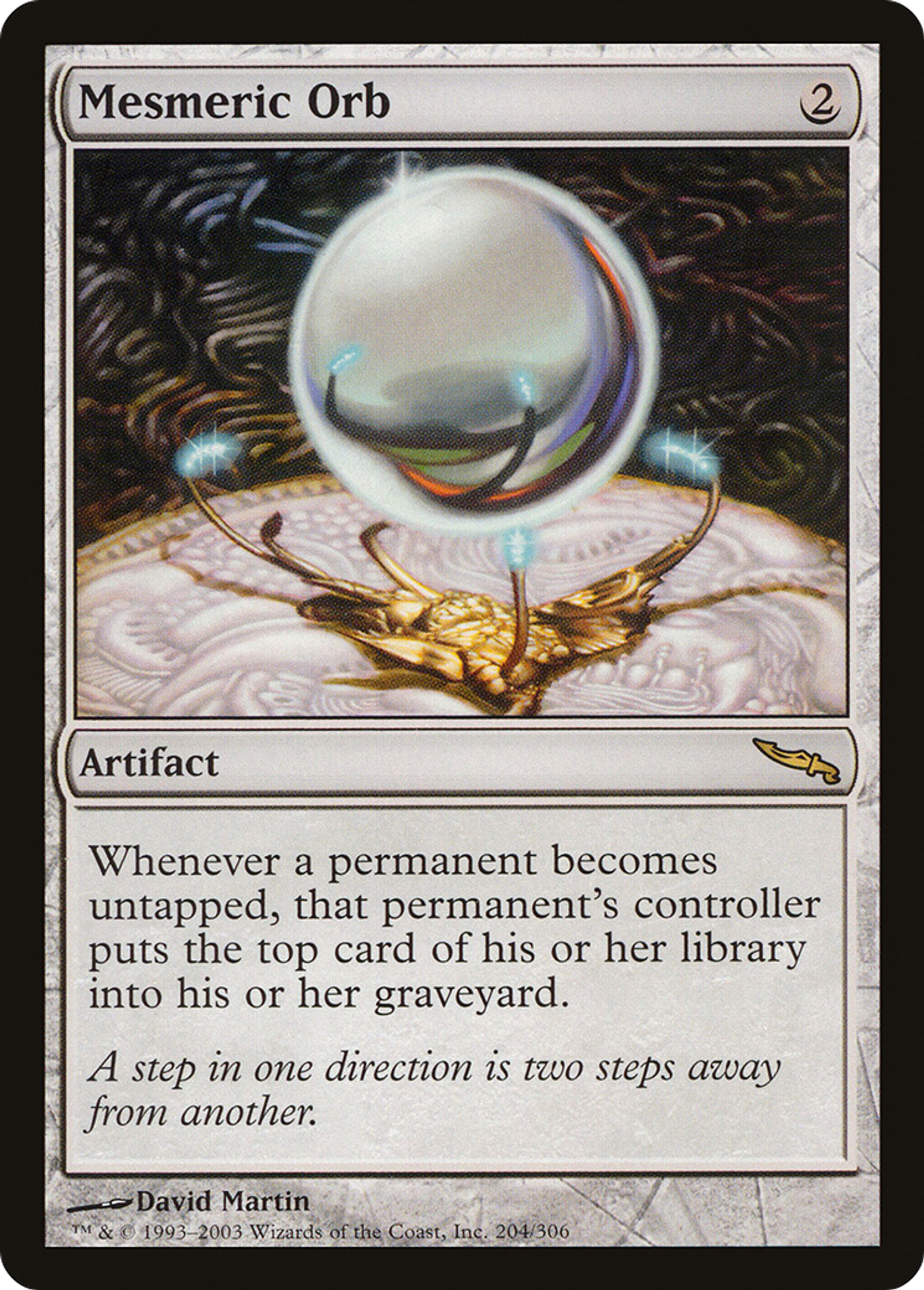 Mesmeric Orb — Mirrodin — Magic: The Gathering