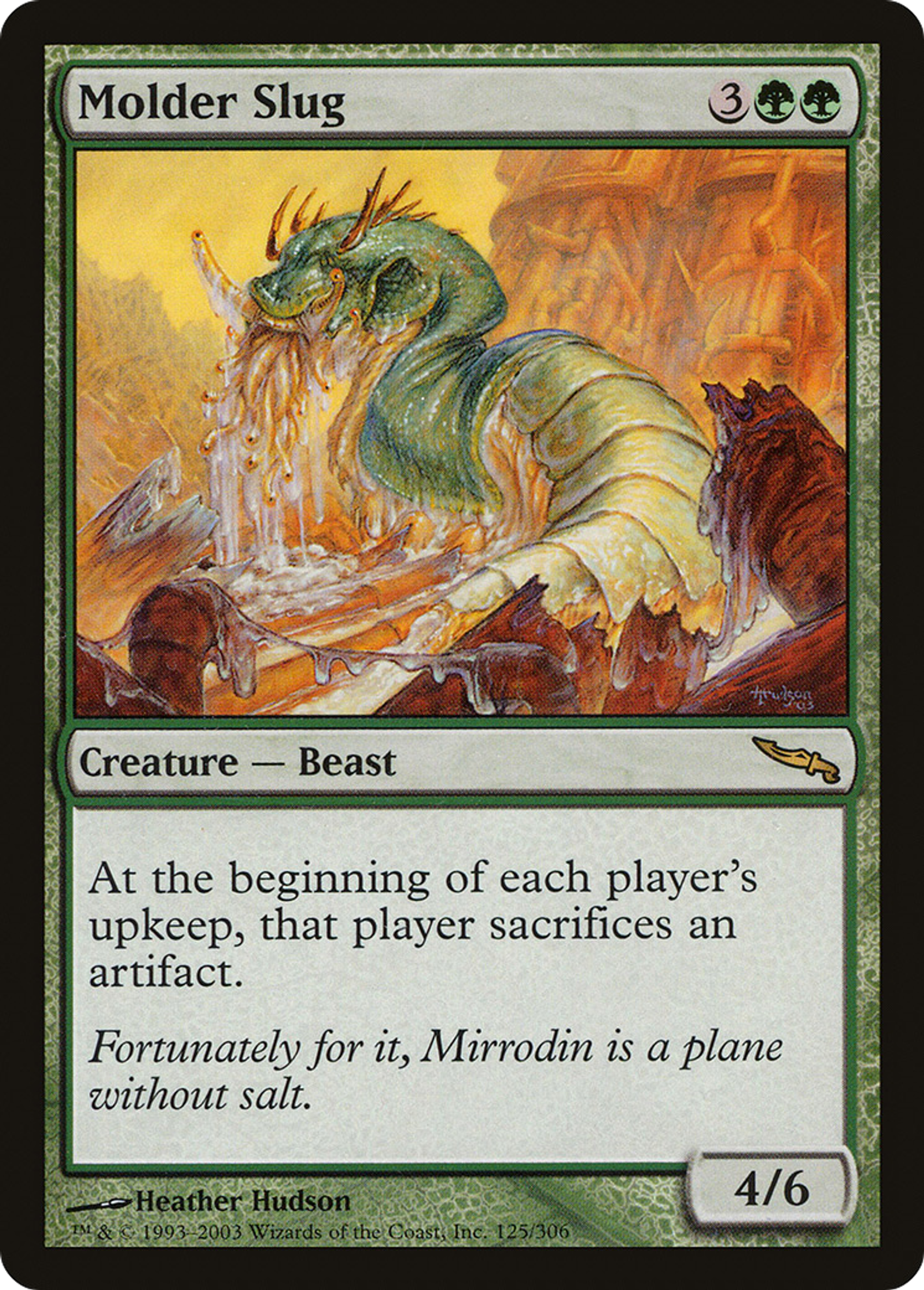 Molder Slug — Mirrodin — Magic: The Gathering