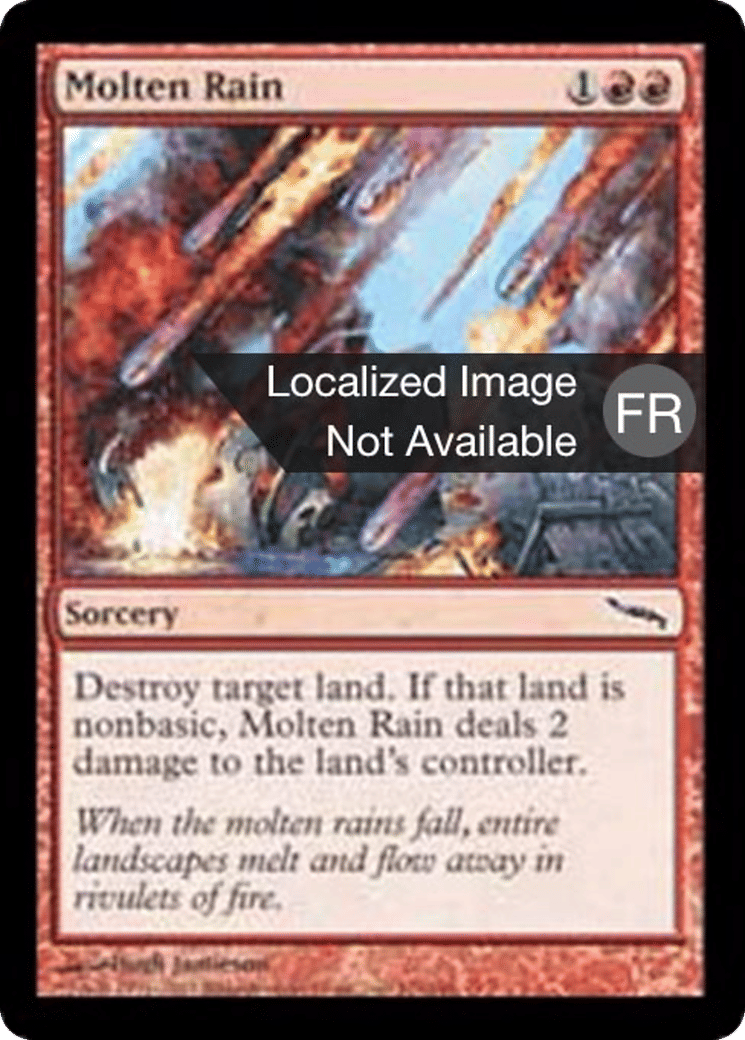 Pluie en fusion — Mirrodin — Magic: The Gathering