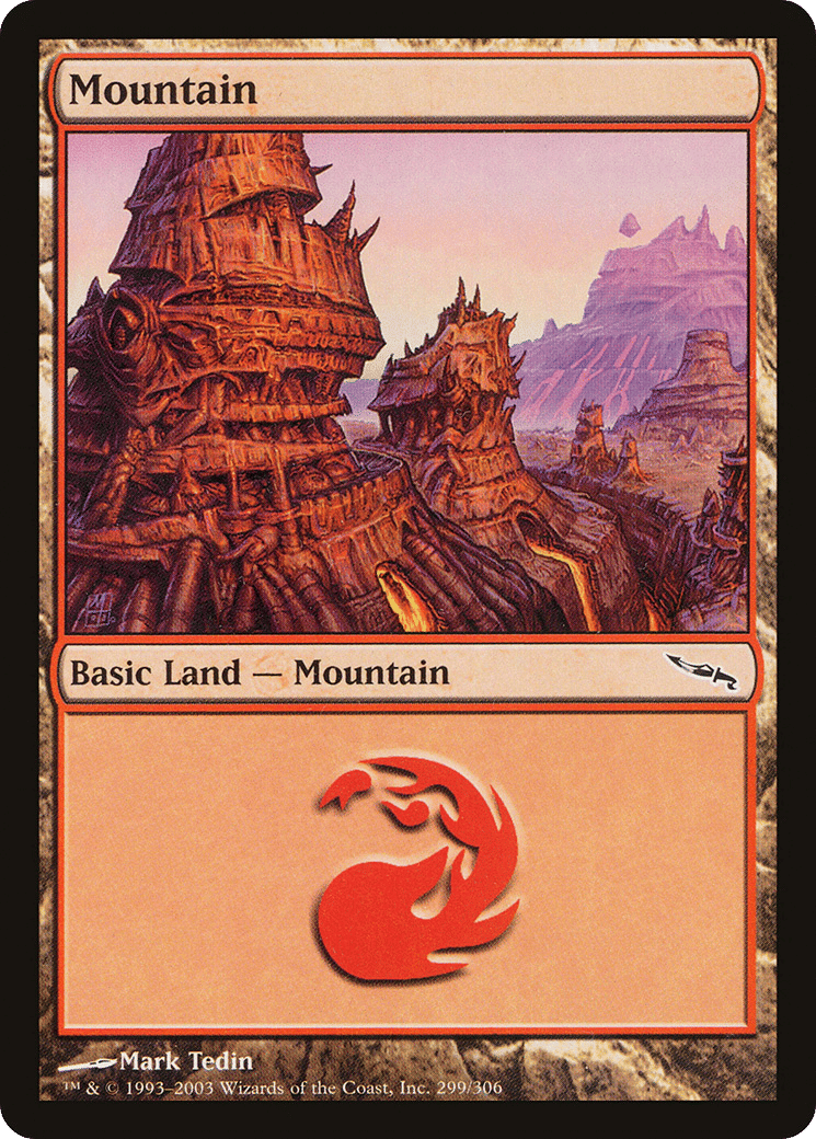 Mountain — Mirrodin — Magic: The Gathering
