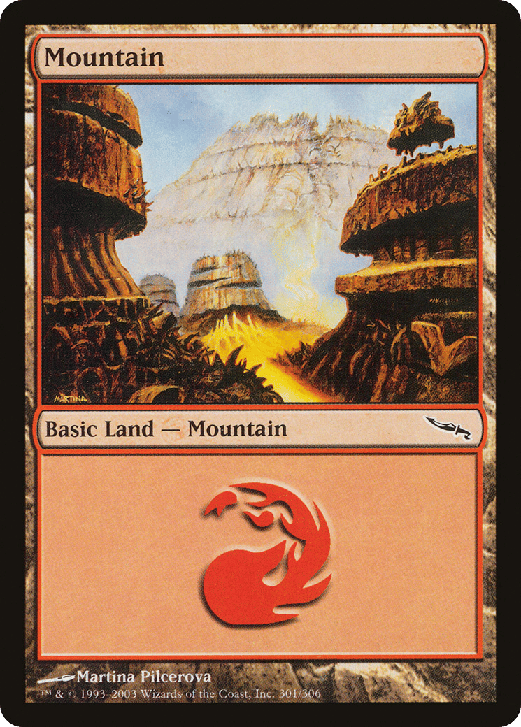 Mountain — Mirrodin — Magic: The Gathering