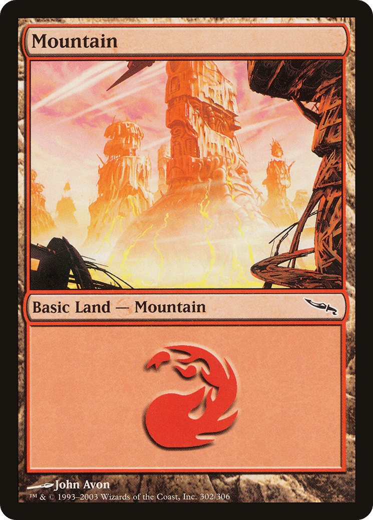 Mountain — Mirrodin — Magic: The Gathering