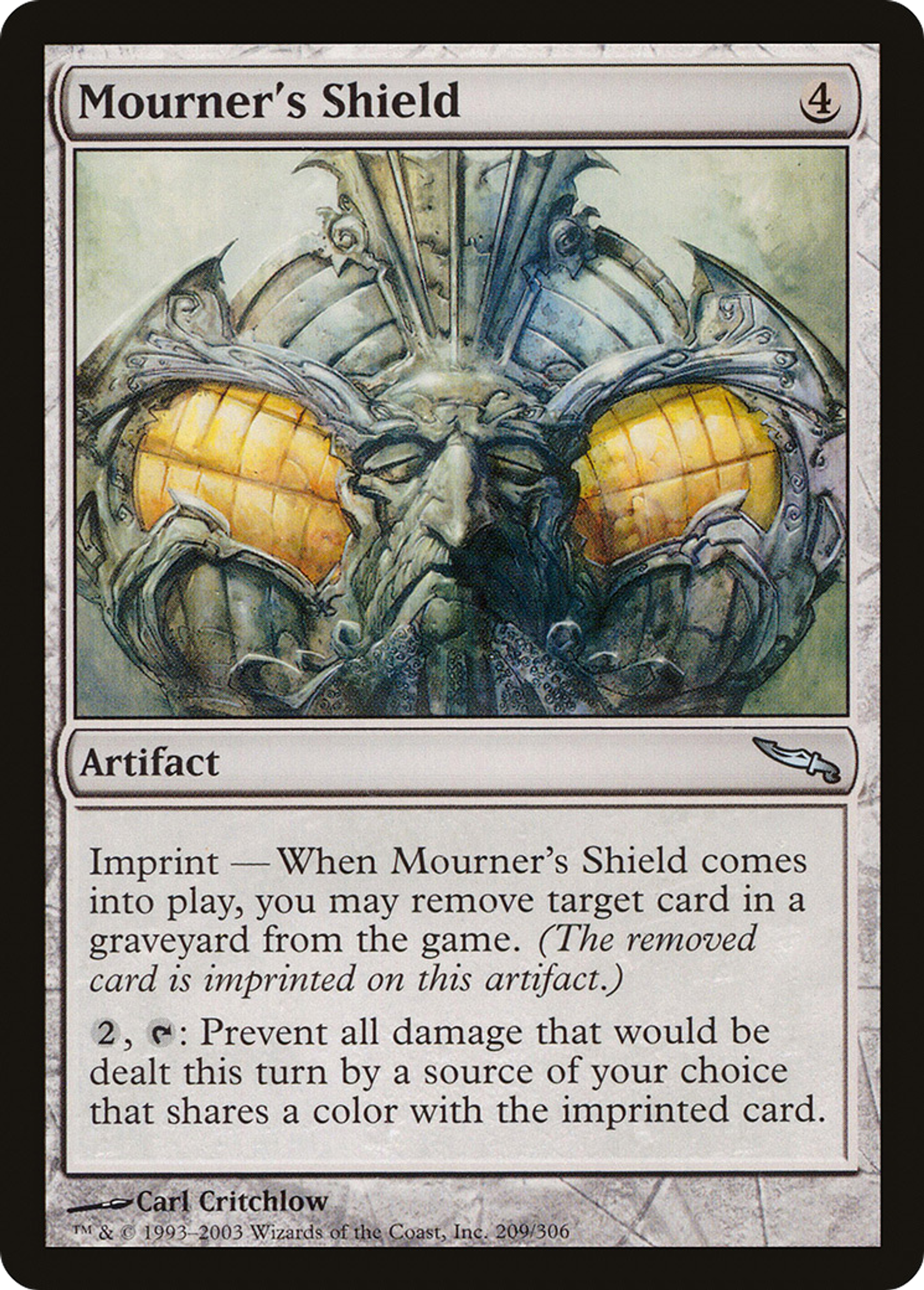 Bouclier funèbre — Mirrodin — Magic: The Gathering