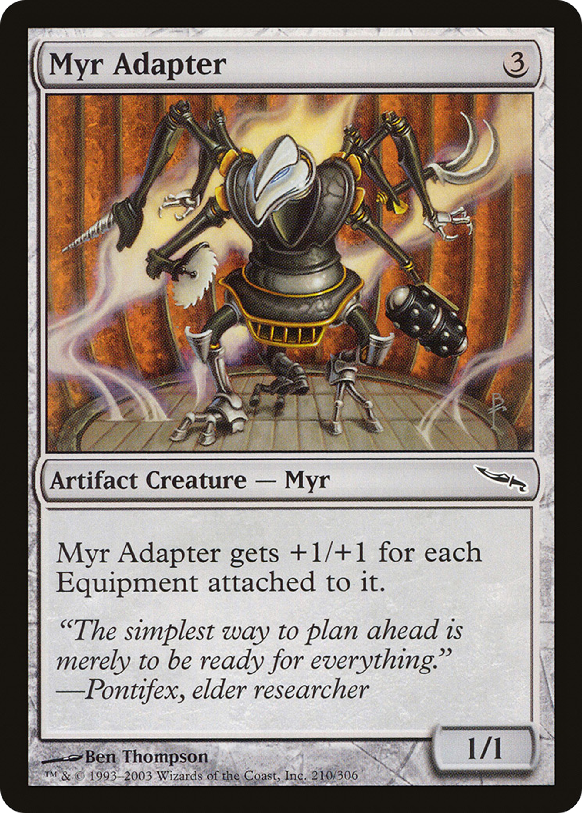 Adaptateur myr — Mirrodin — Magic: The Gathering