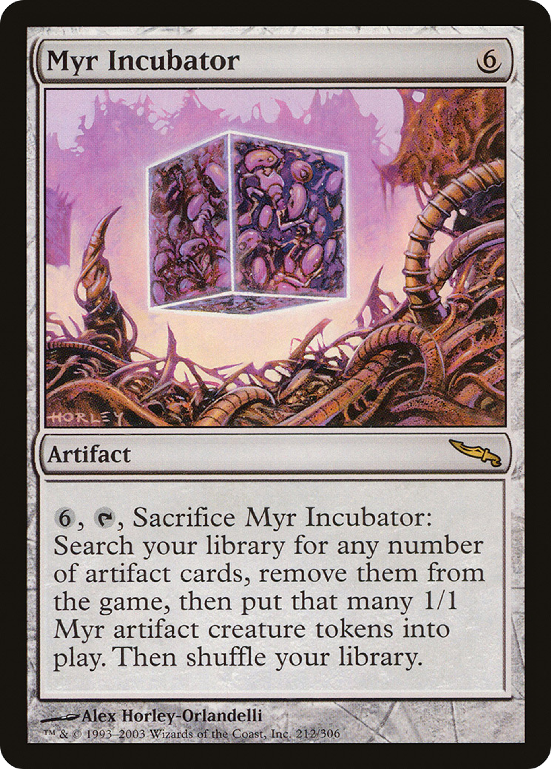 Incubateur myr — Mirrodin — Magic: The Gathering