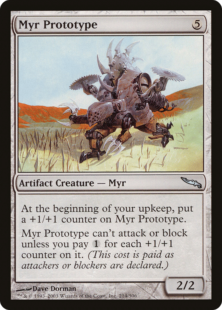 Myr Prototype from Mirrodin - Magic: The Gathering