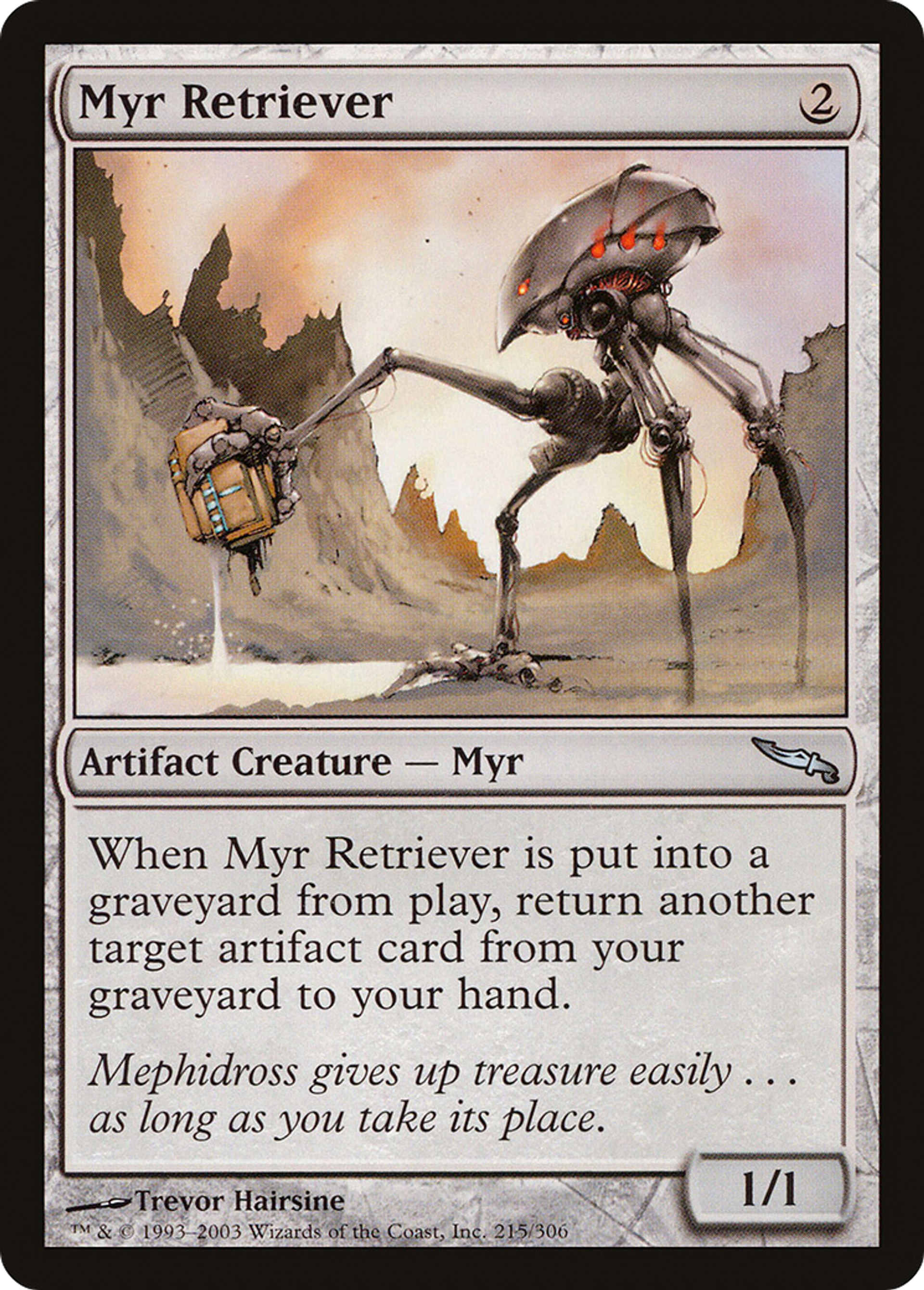Récupérateur Myr — Mirrodin — Magic: The Gathering