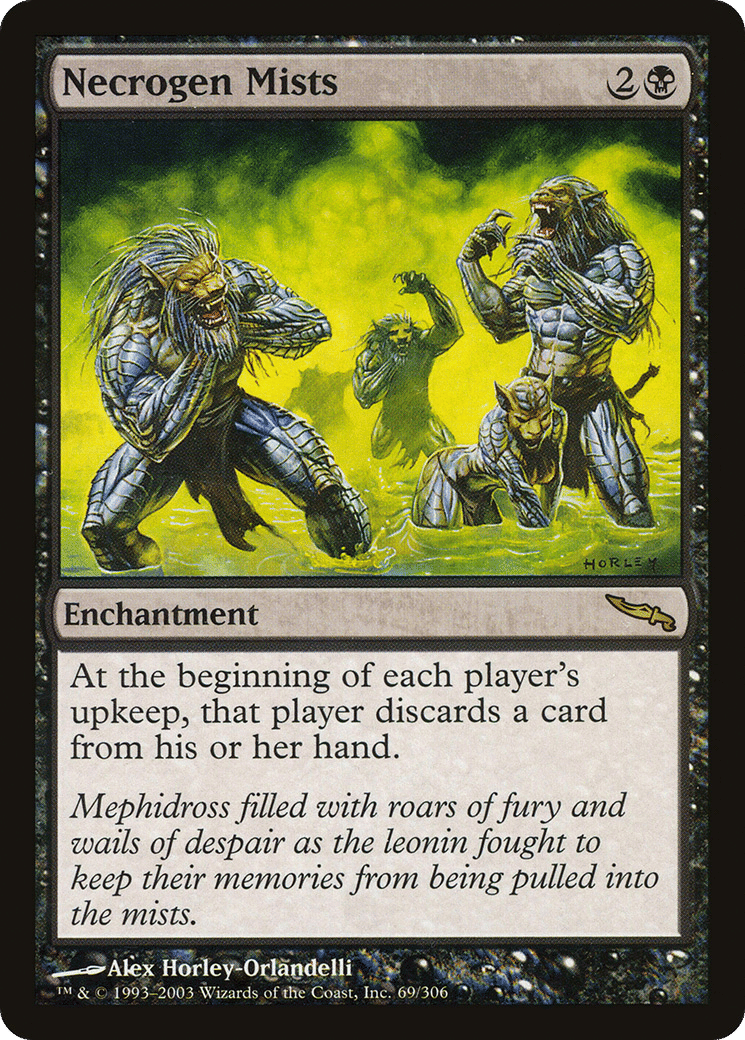 Necrogen Mists — Mirrodin — Magic: The Gathering