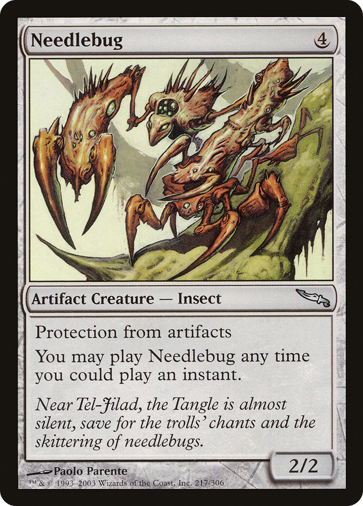Needlebug — Mirrodin — Magic: The Gathering