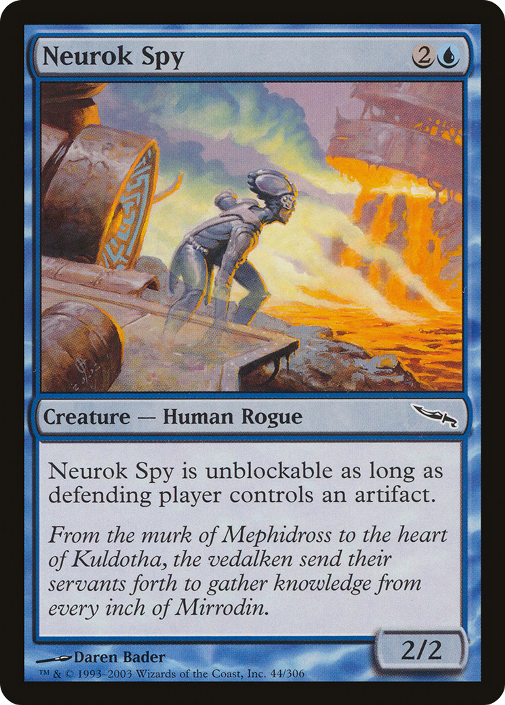 Espion neurok — Mirrodin — Magic: The Gathering