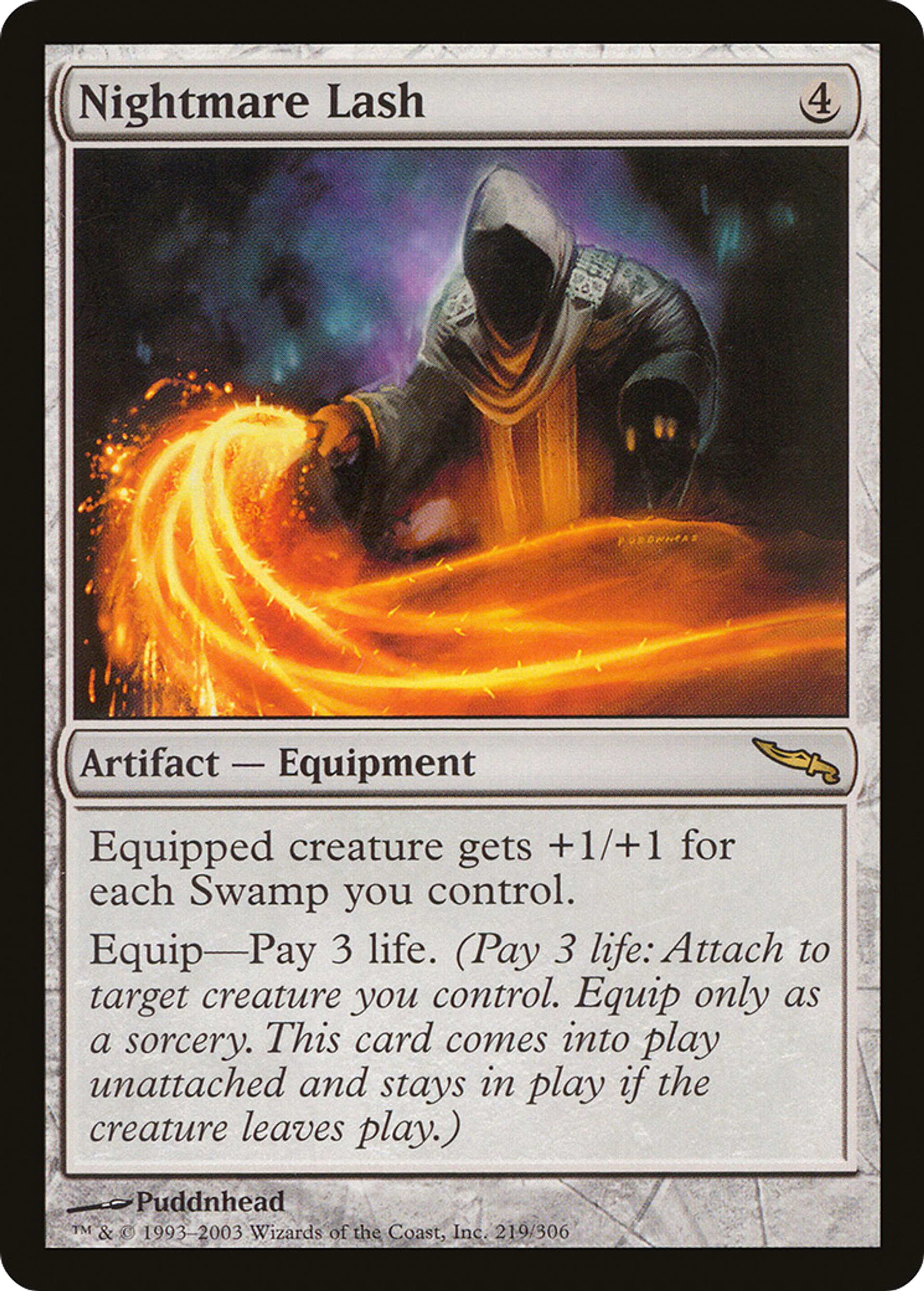 Fouet de cauchemar — Mirrodin — Magic: The Gathering