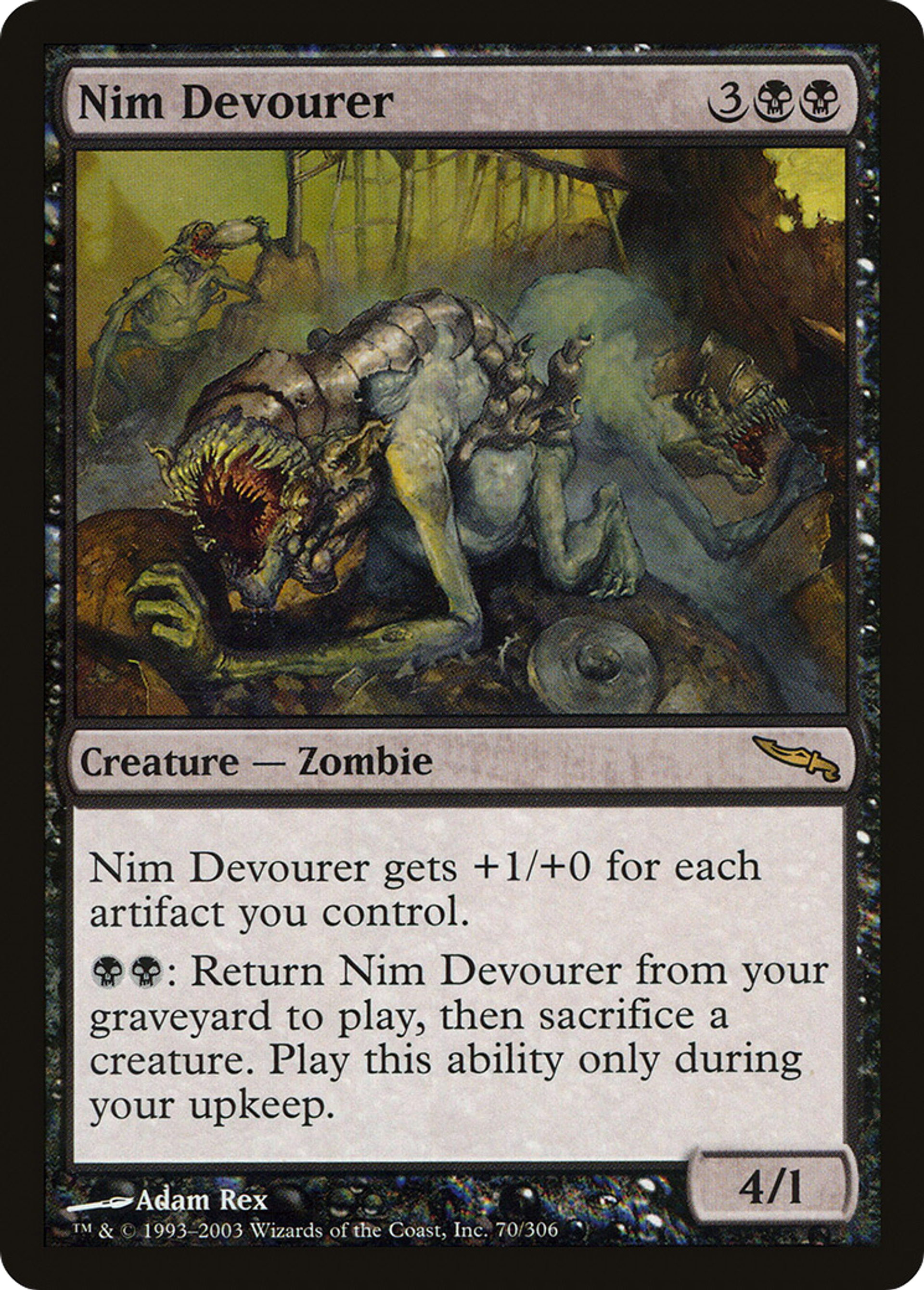 Dévoreur nim — Mirrodin — Magic: The Gathering