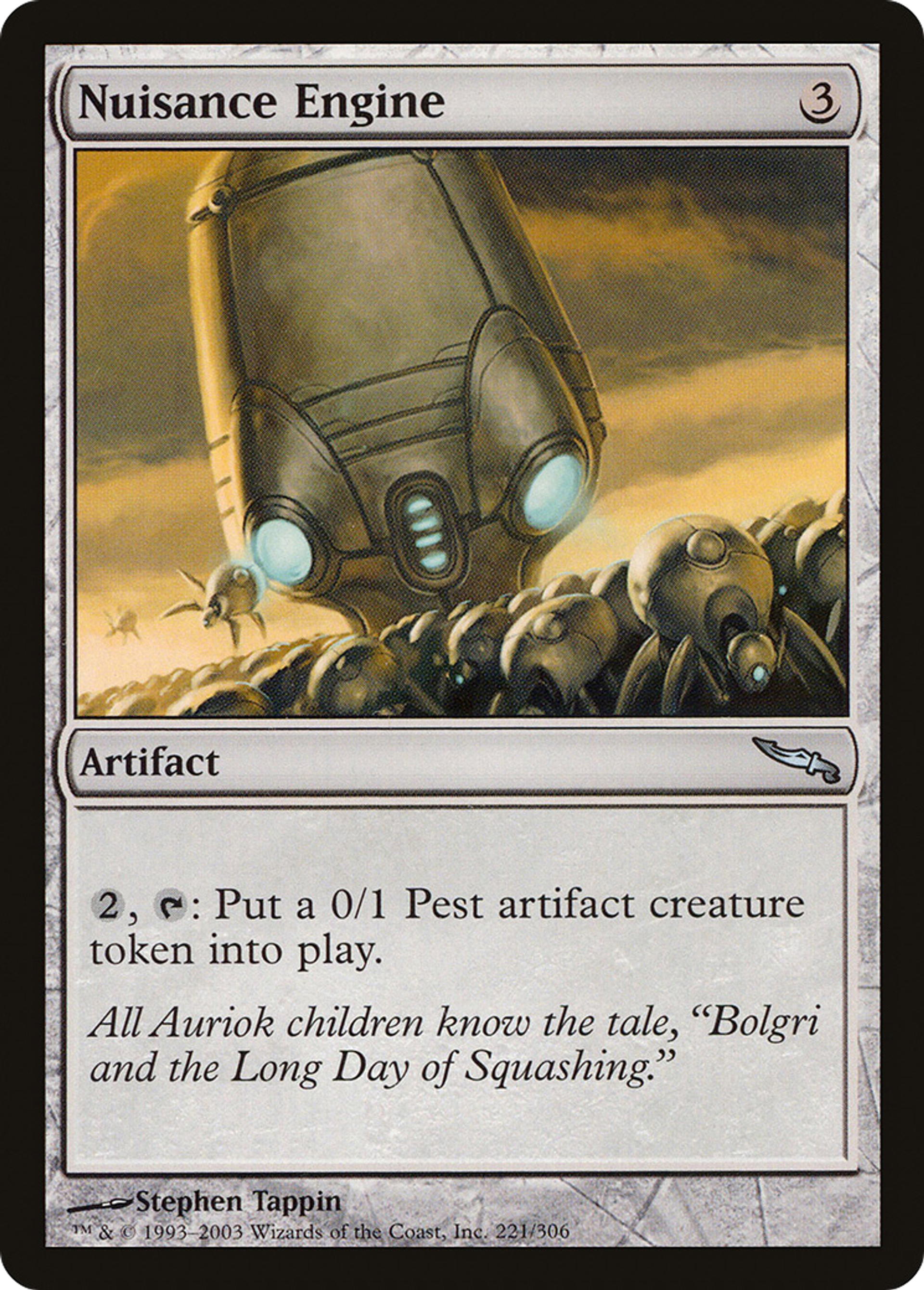 Engin de nuisance — Mirrodin — Magic: The Gathering